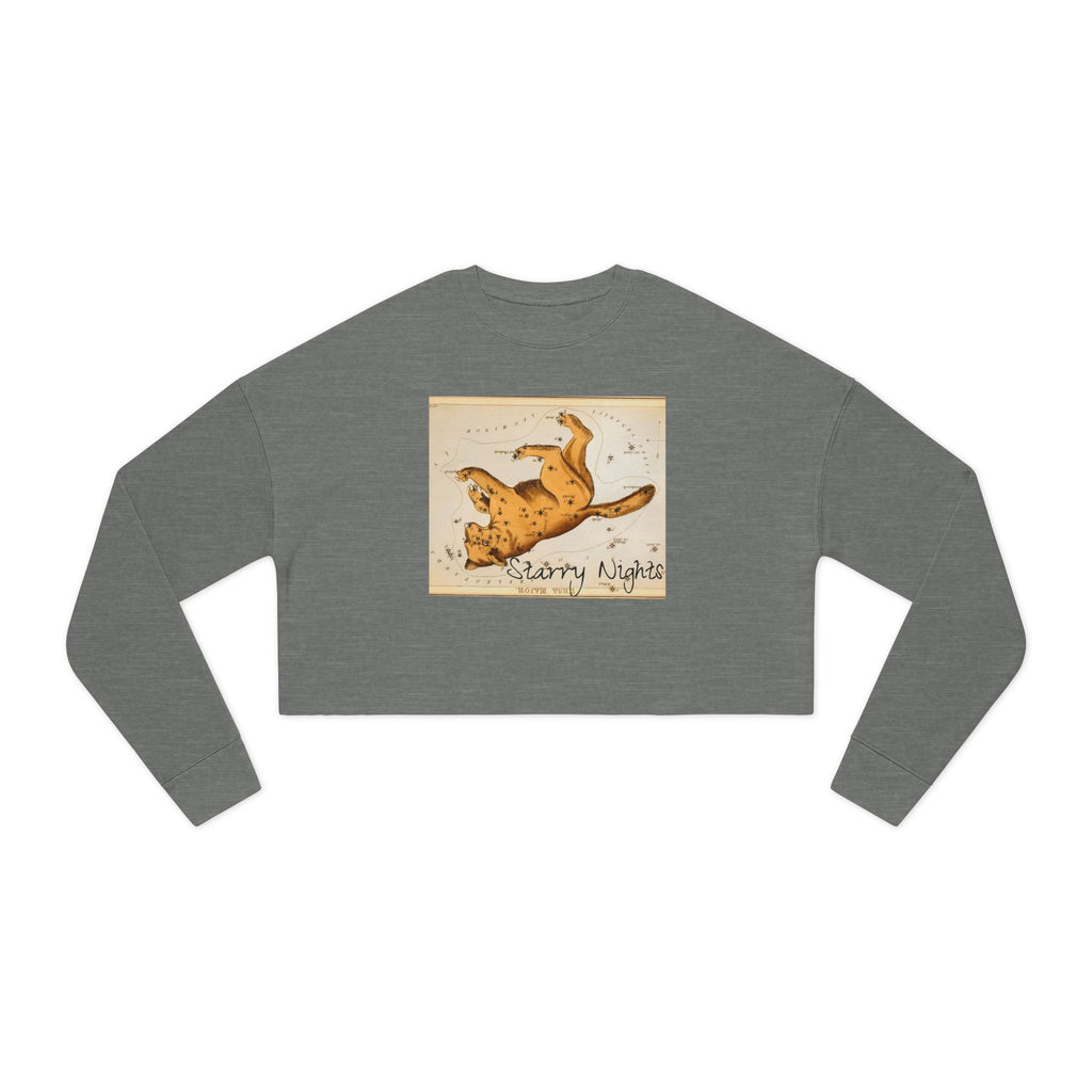 Starry Nights Roadtrip Cropped Sweatshirt