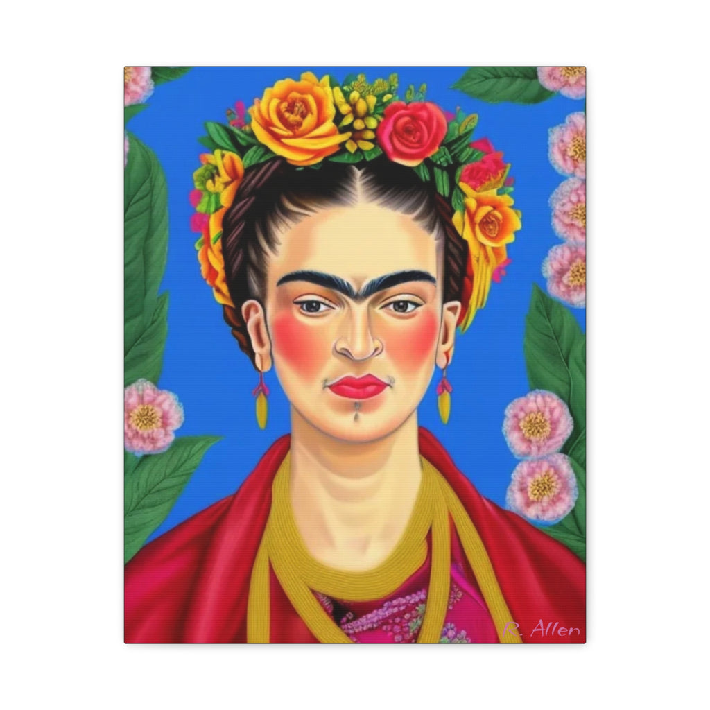 Flower Crown Frida- Original Print