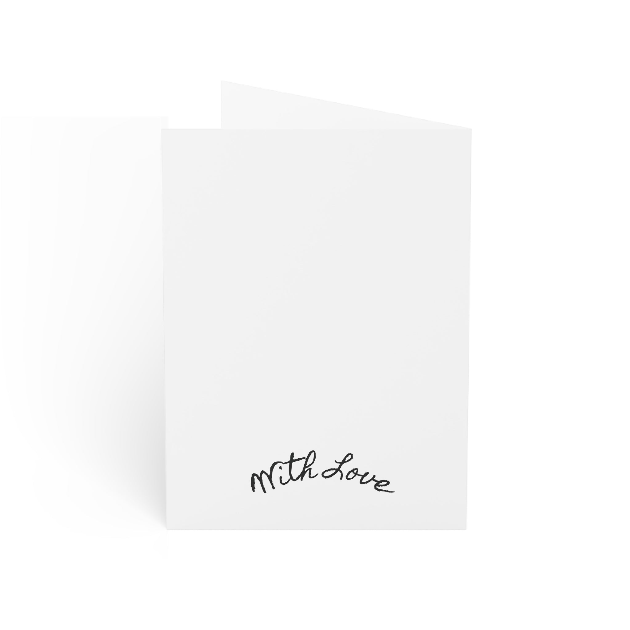 Vintage Romance Greeting Card — Retro