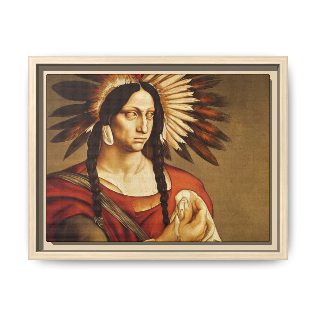 Coyote Woman Portrait - Original Print