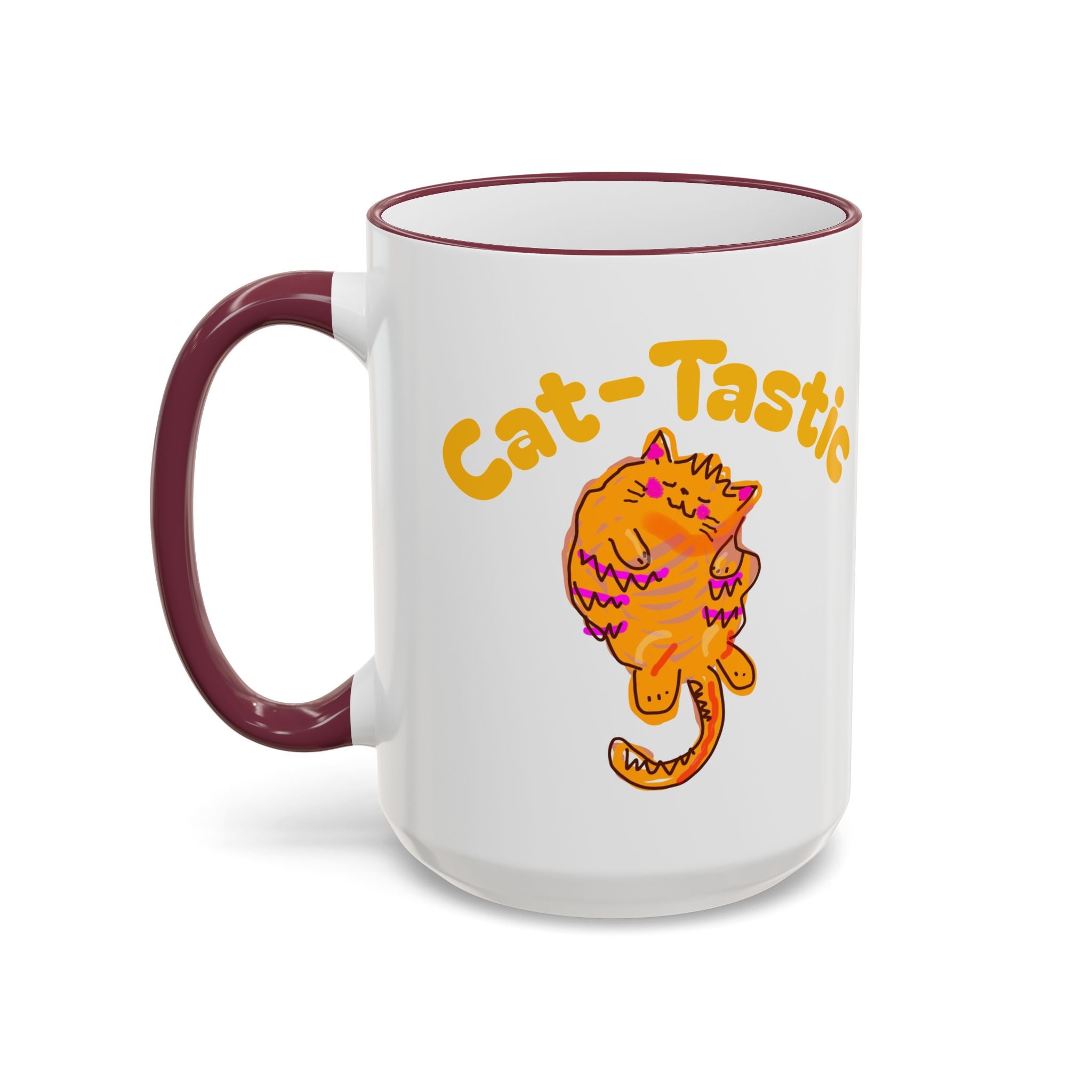 Cat-Tastic Mug — Cute Orange Cat Coffee Cup (11oz/15oz)