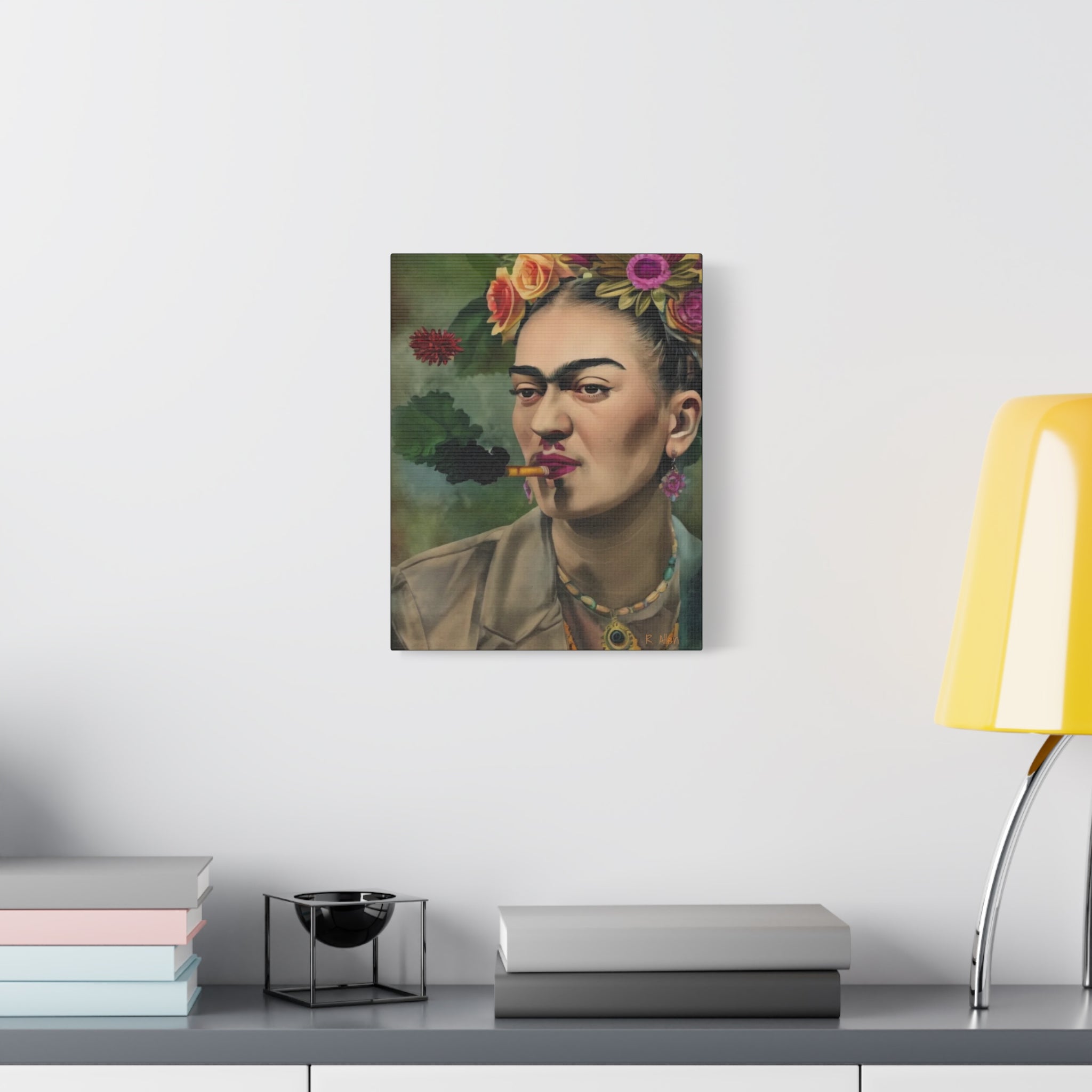 Smoking Portrait — Original Print