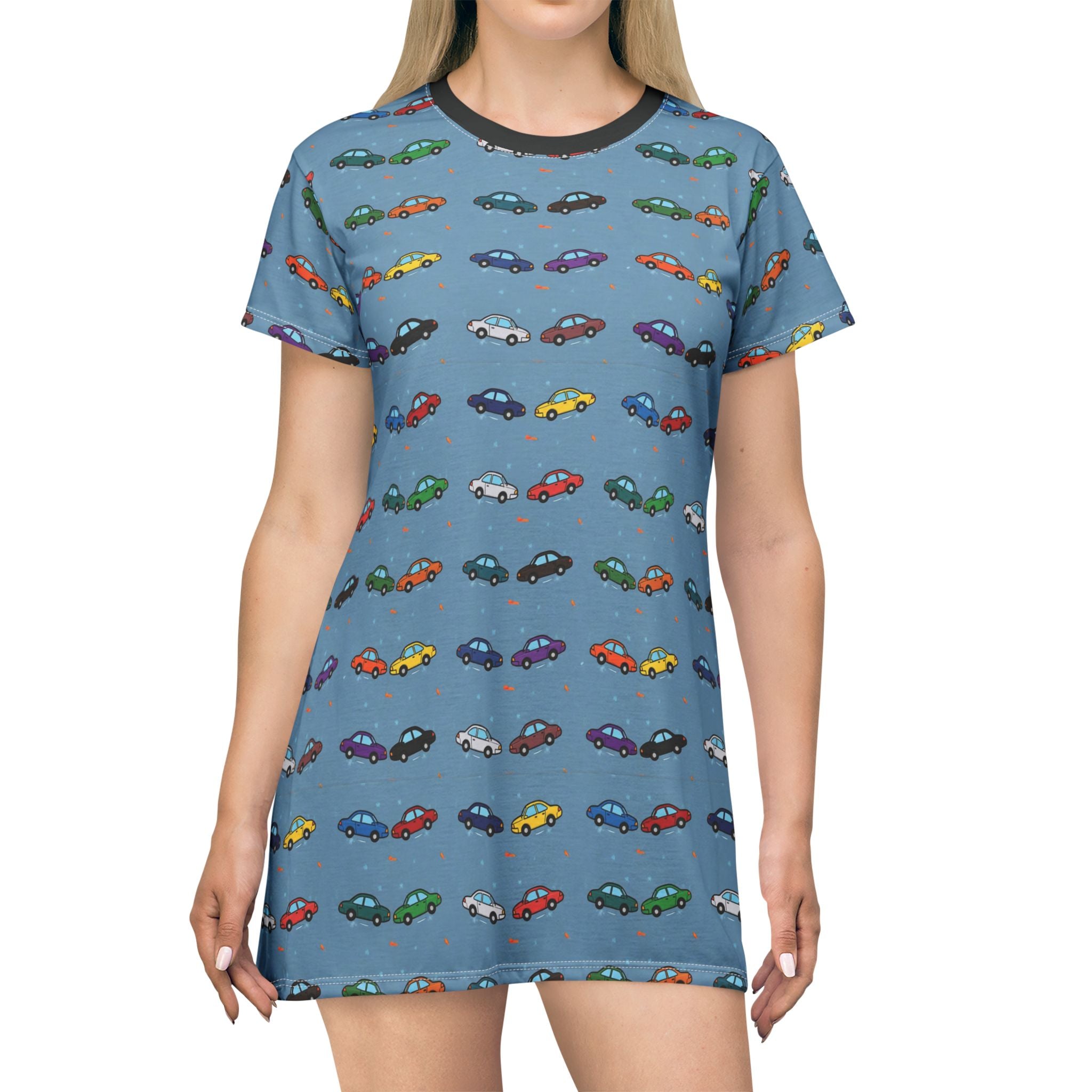 Little Cars T-Shirt Dress