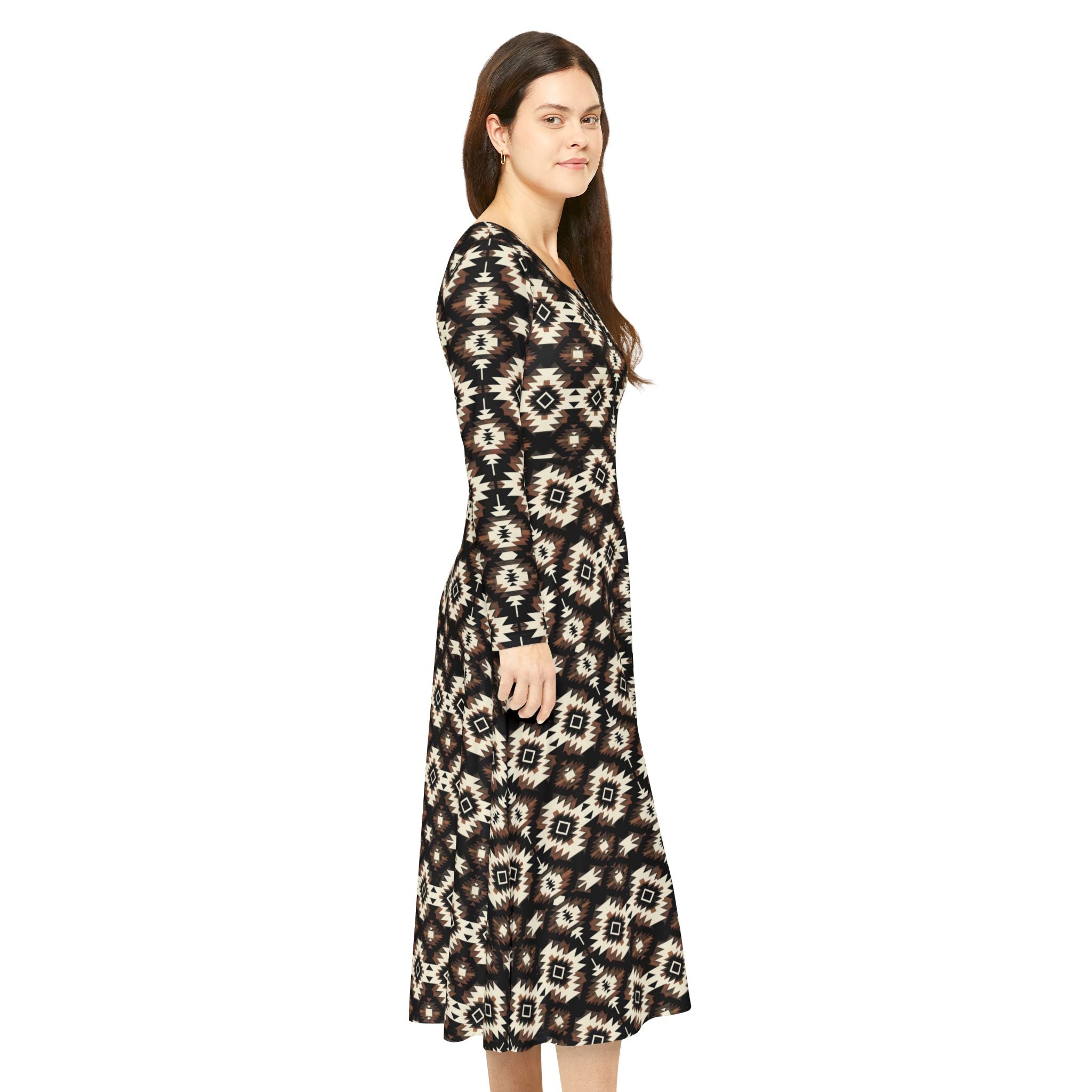 Black Southwest Blanket Dress
