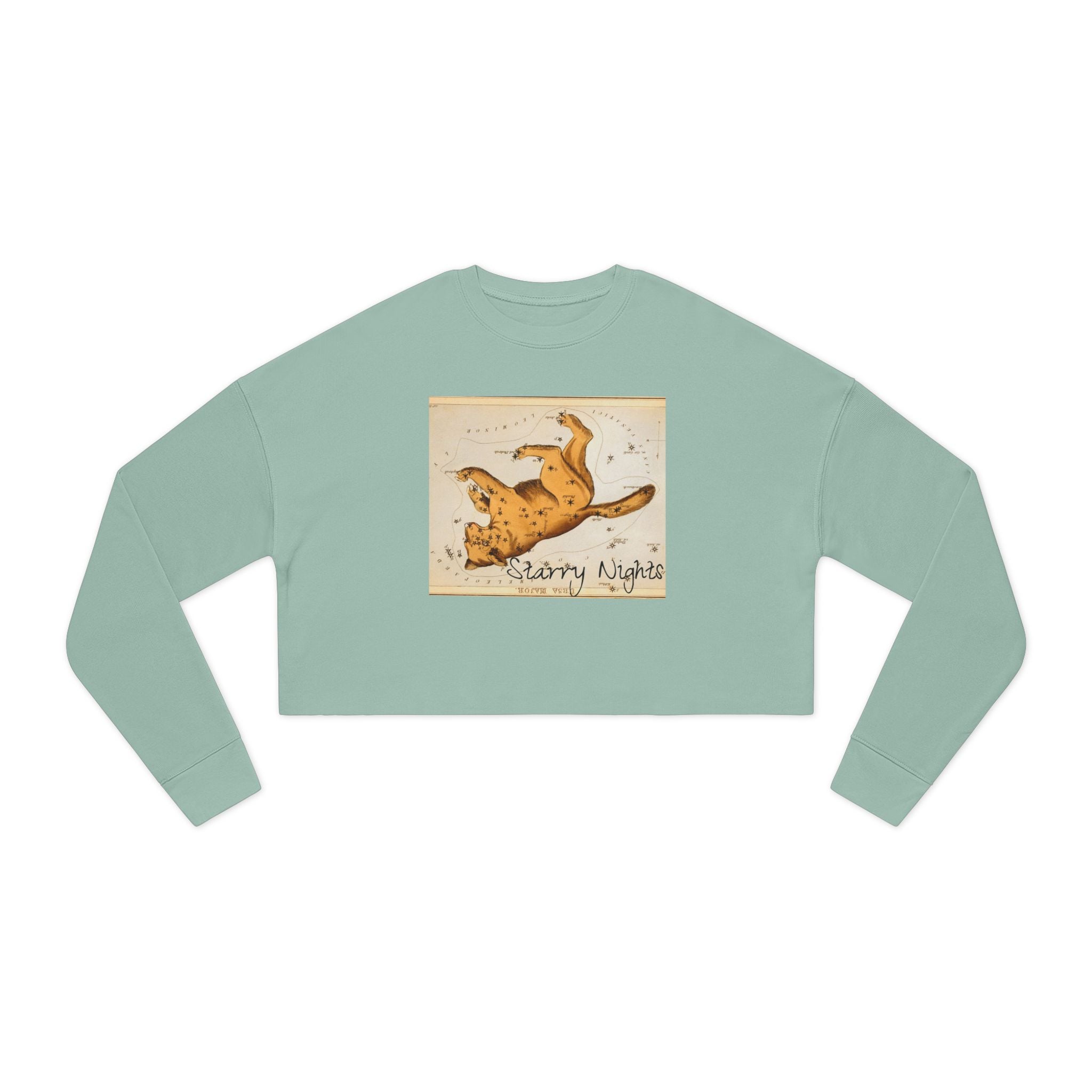 Starry Nights Roadtrip Cropped Sweatshirt