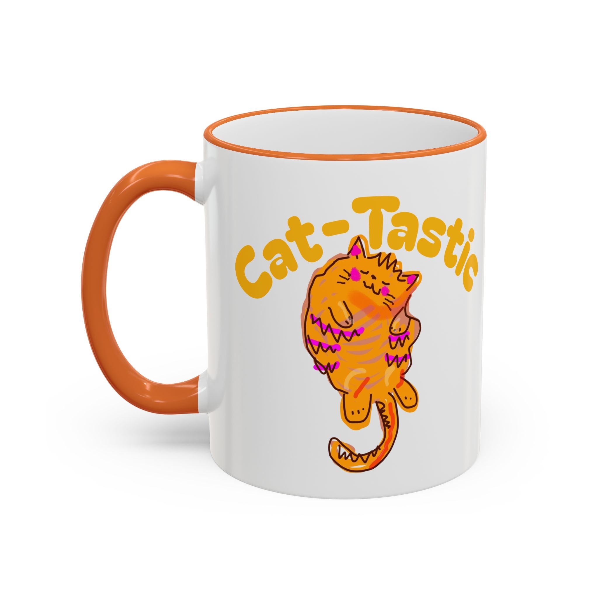 Cat-Tastic Mug — Cute Orange Cat Coffee Cup (11oz/15oz)