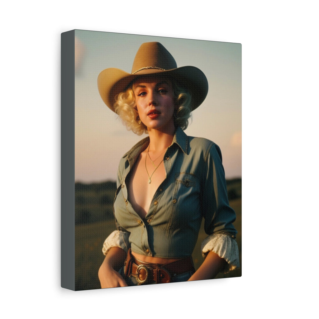 Portrait of a Cowgirl — Original Print