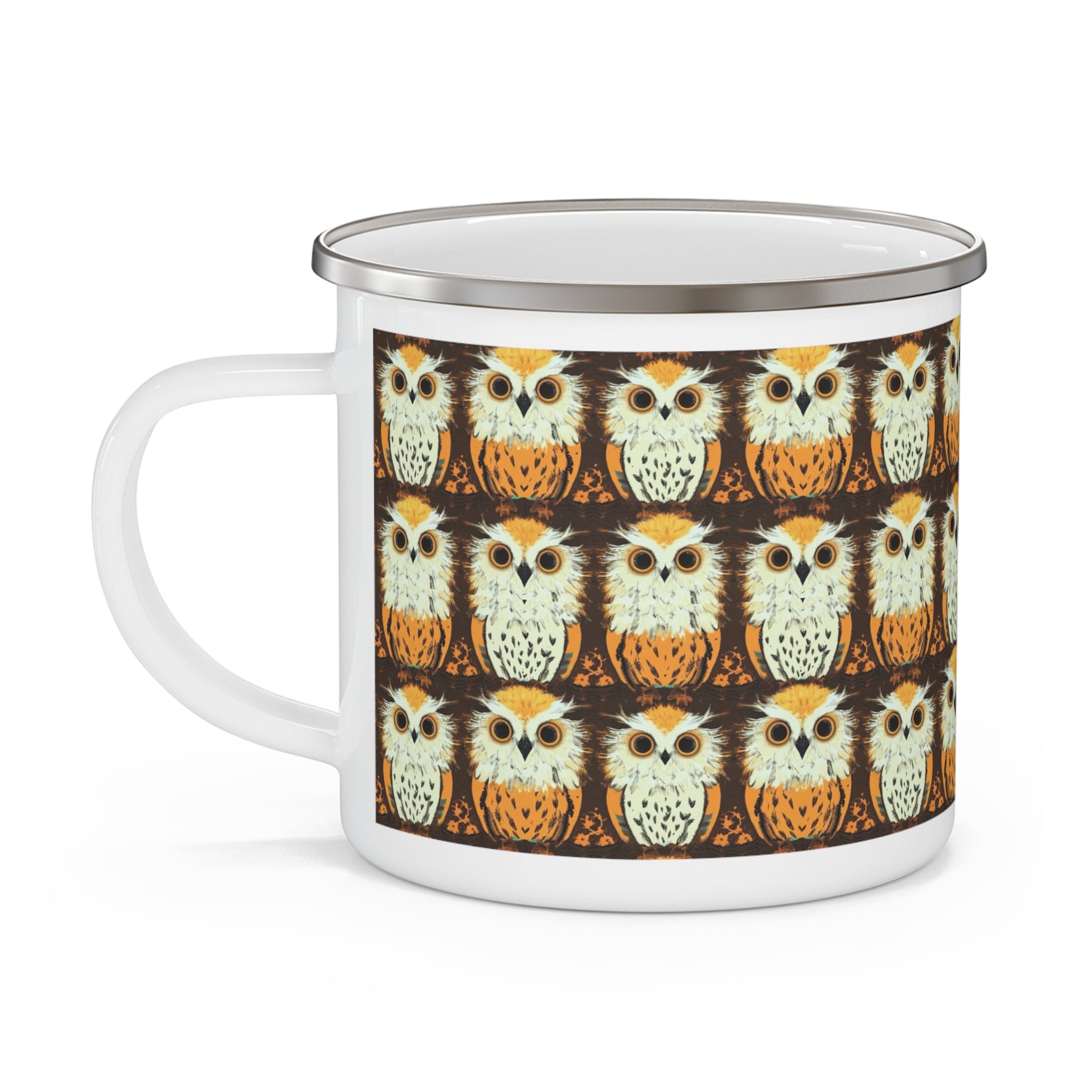 Golden Owl Camping Mug — 'Mountain God'