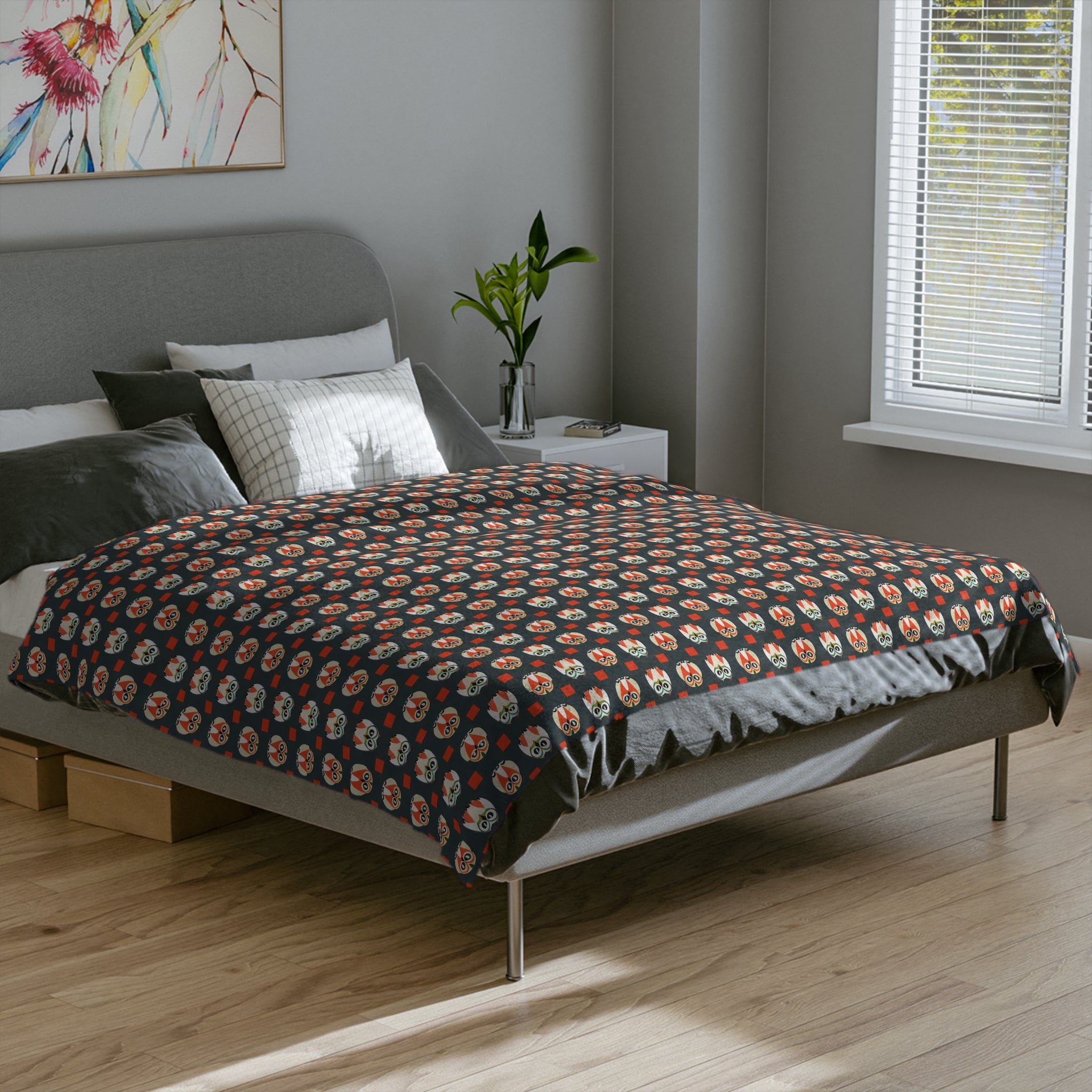 Camp Cozy Wood Owl Throw