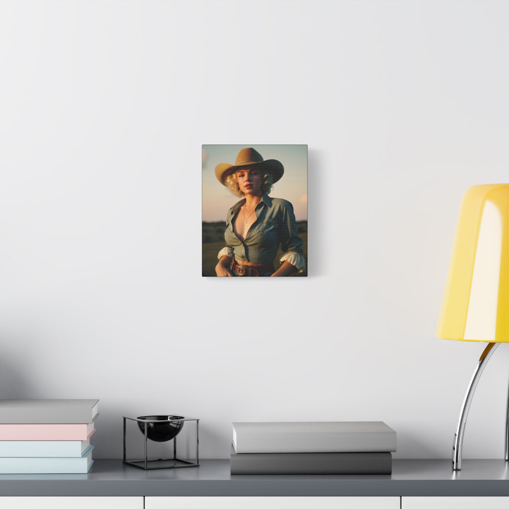 Portrait of a Cowgirl — Original Print