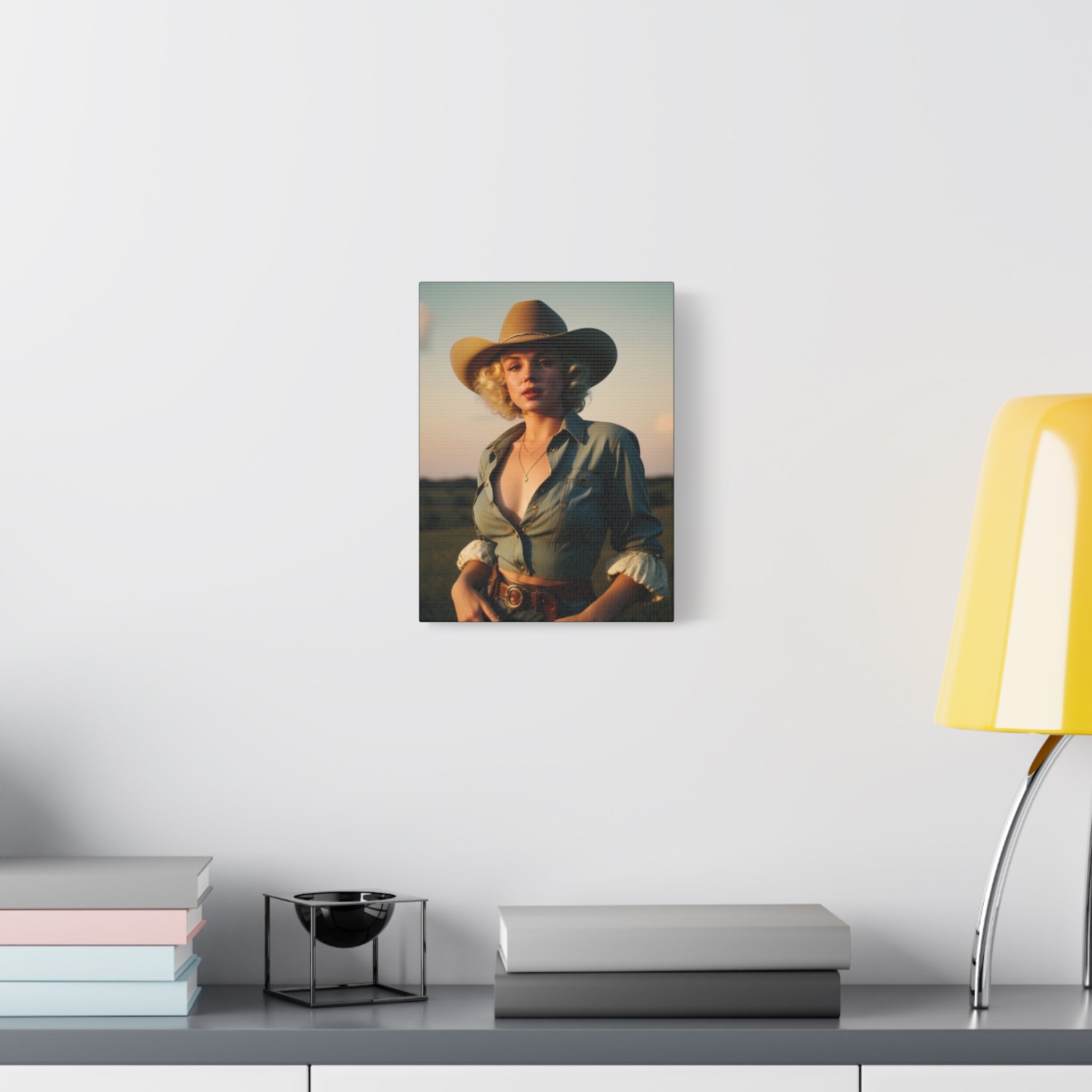 Portrait of a Cowgirl — Original Print