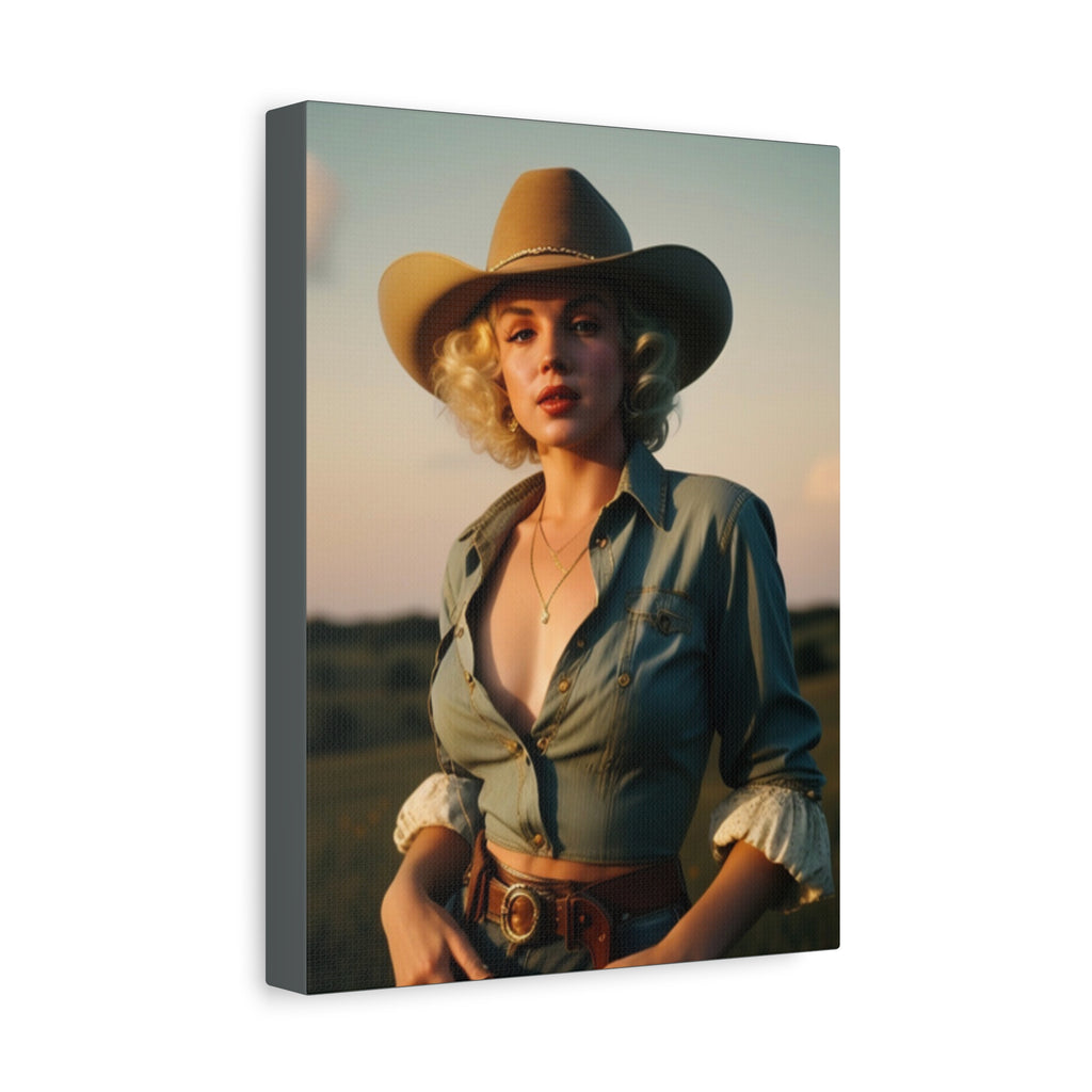 Portrait of a Cowgirl — Original Print