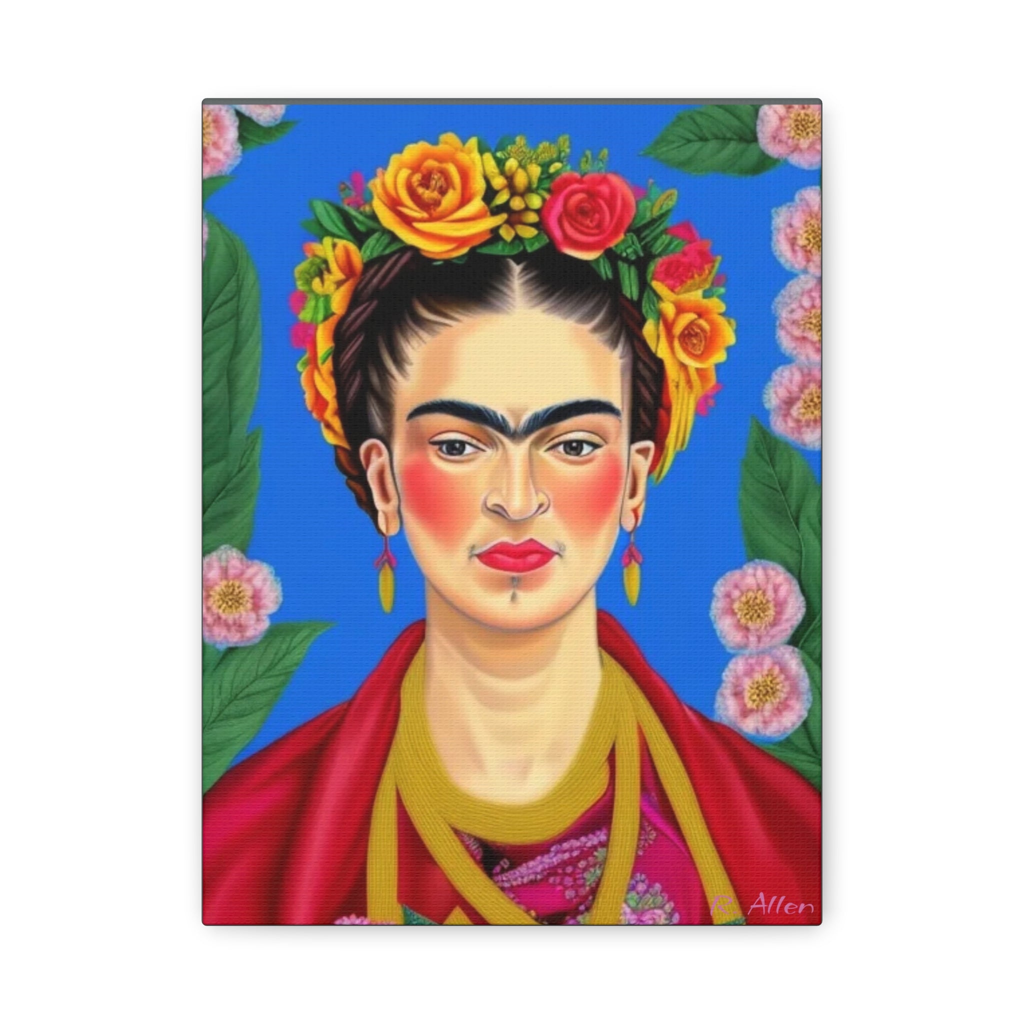 Flower Crown Frida- Original Print