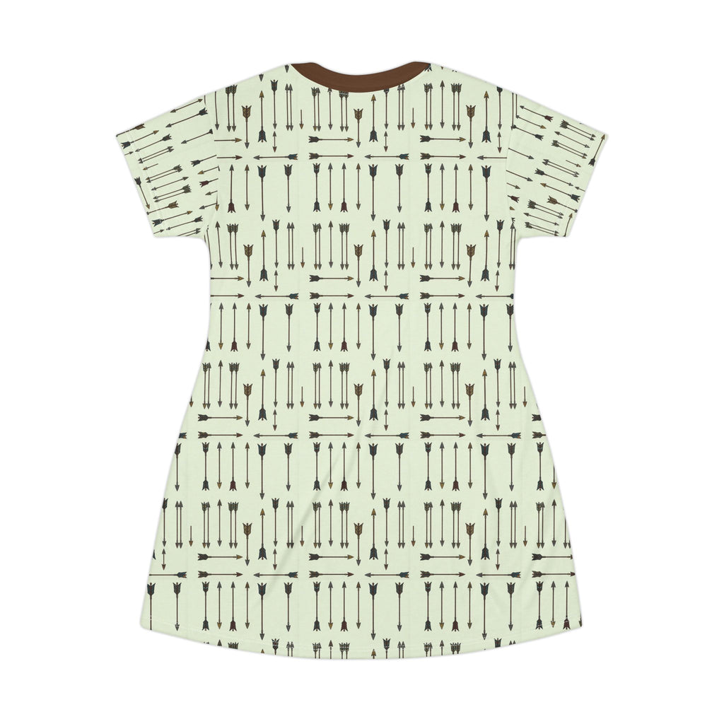 Double Arrow T-Shirt Dress