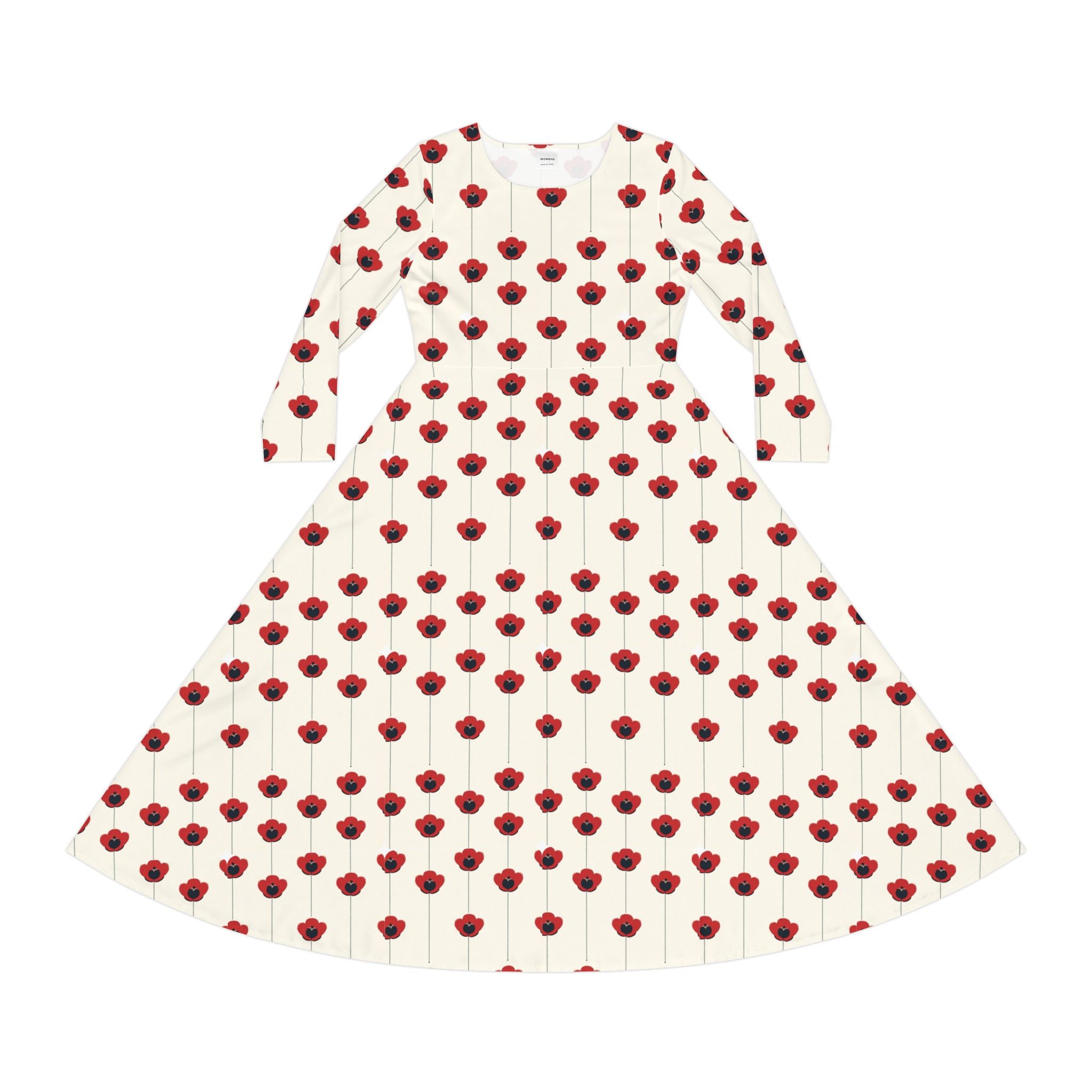 Poppy Dress — Long Sleeve Dress