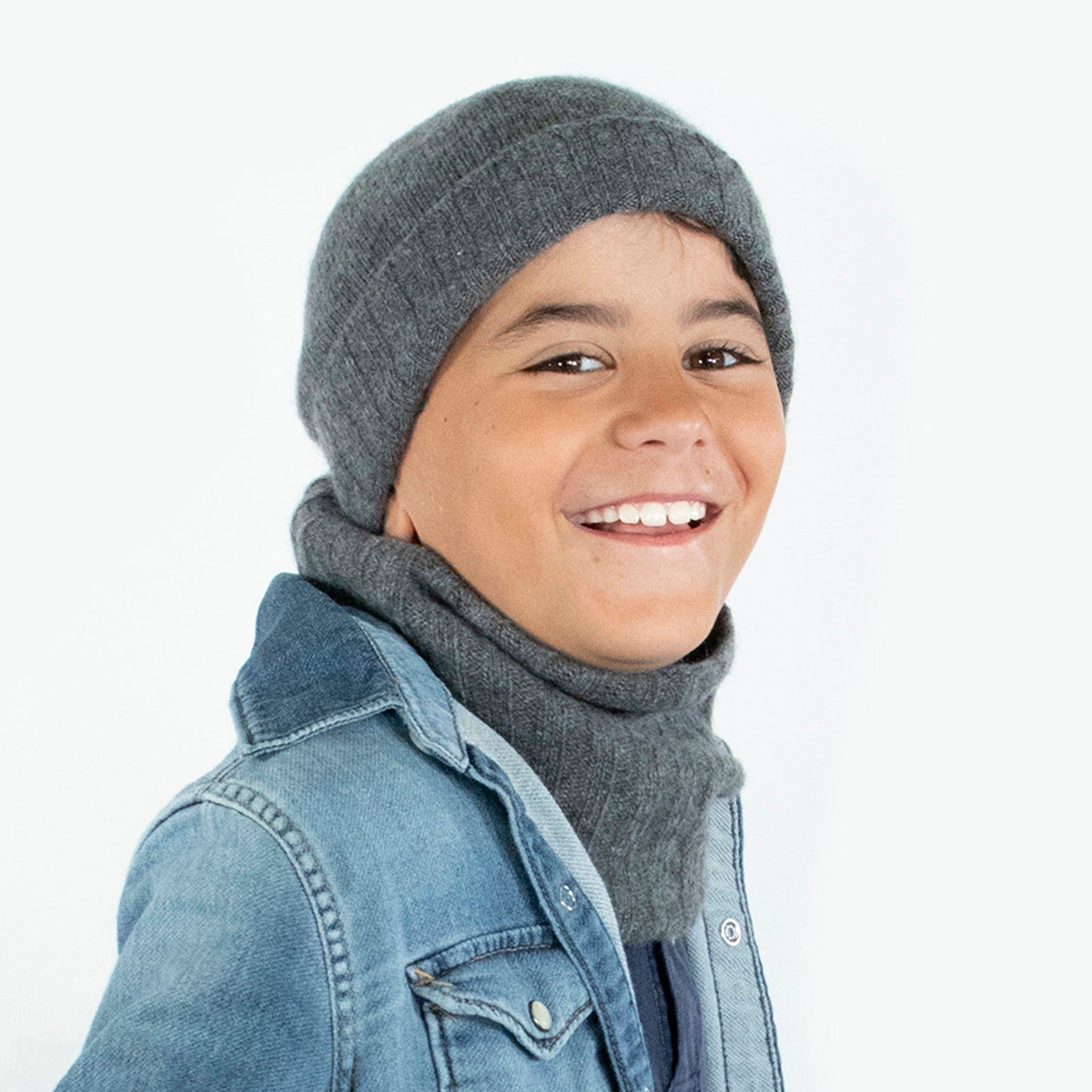 Basic Cashmere Beanie for Kids