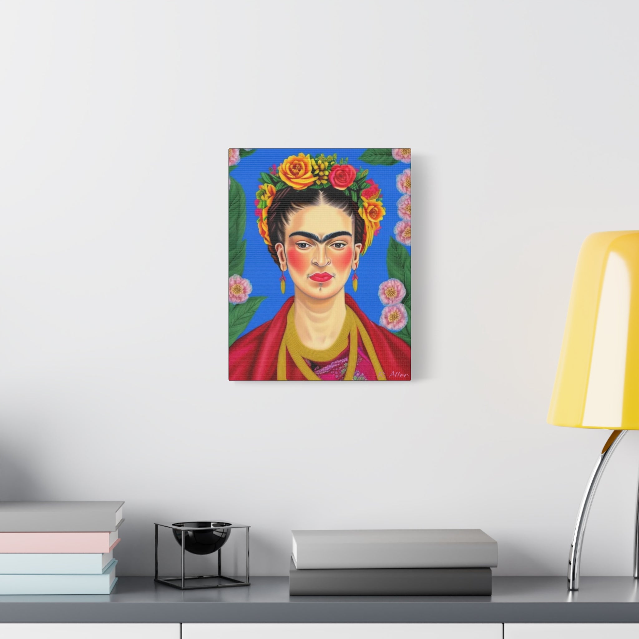 Flower Crown Frida- Original Print