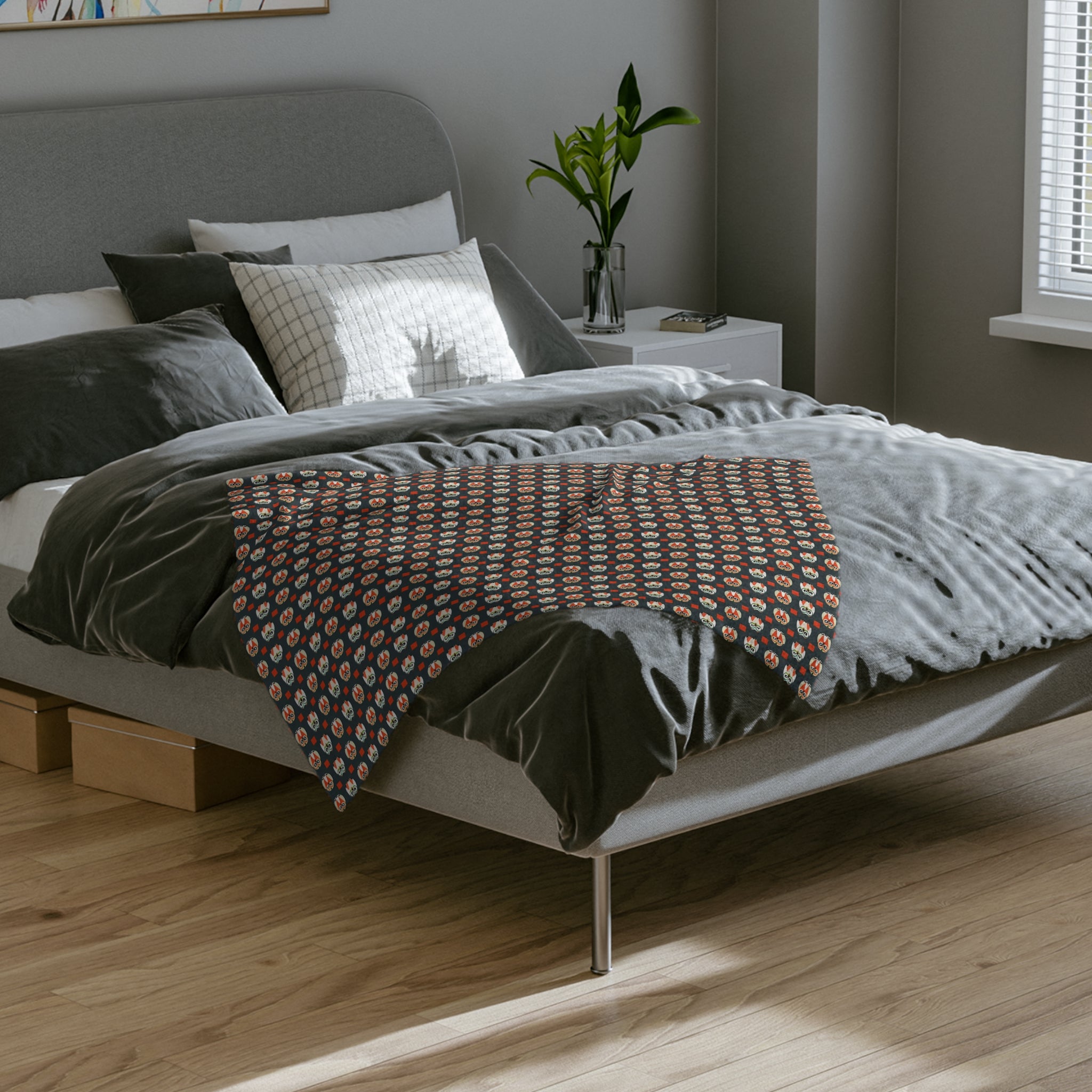Camp Cozy Wood Owl Throw