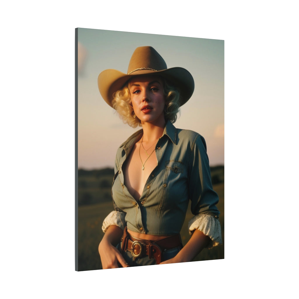 Portrait of a Cowgirl — Original Print