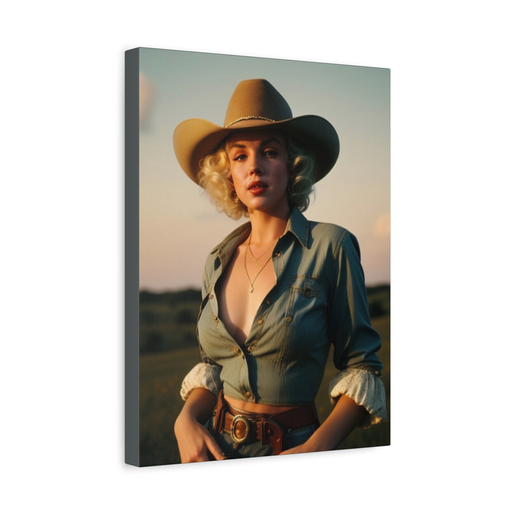Portrait of a Cowgirl — Original Print