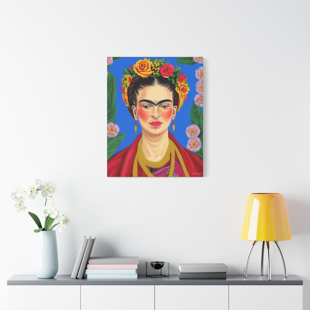 Flower Crown Frida- Original Print