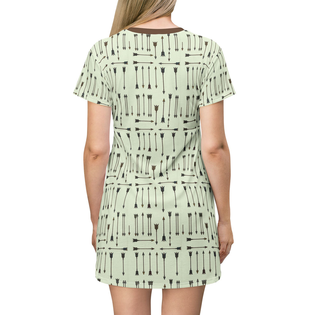 Double Arrow T-Shirt Dress