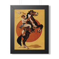 Ride 'Em High Framed Vintage Print