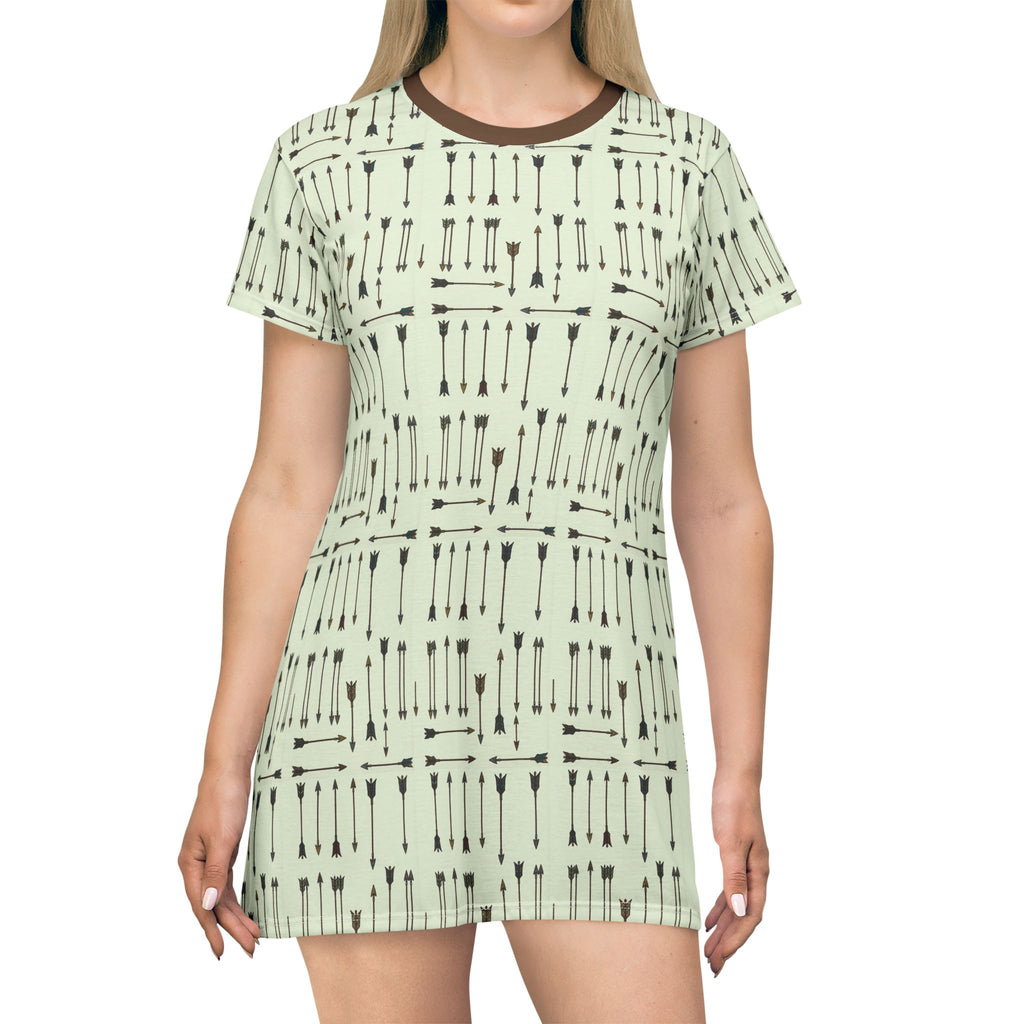 Double Arrow T-Shirt Dress