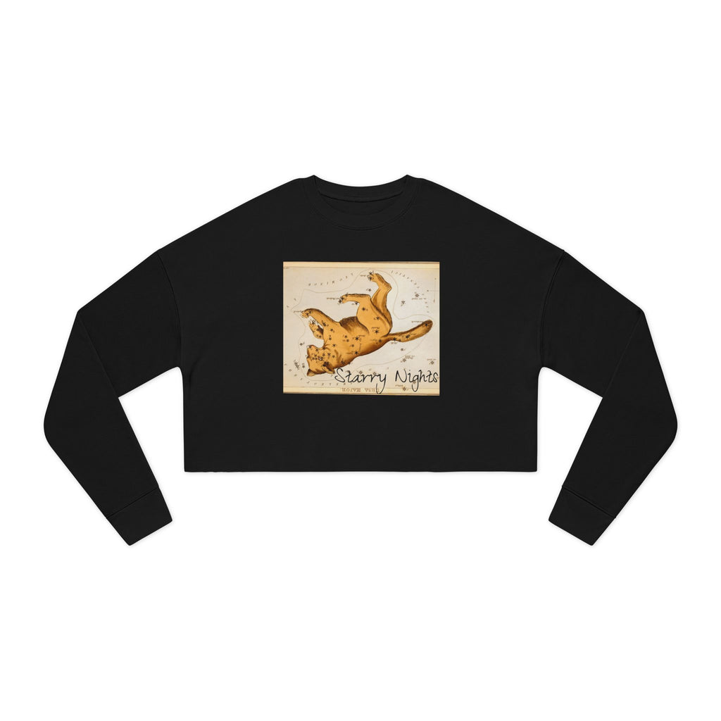 Starry Nights Roadtrip Cropped Sweatshirt