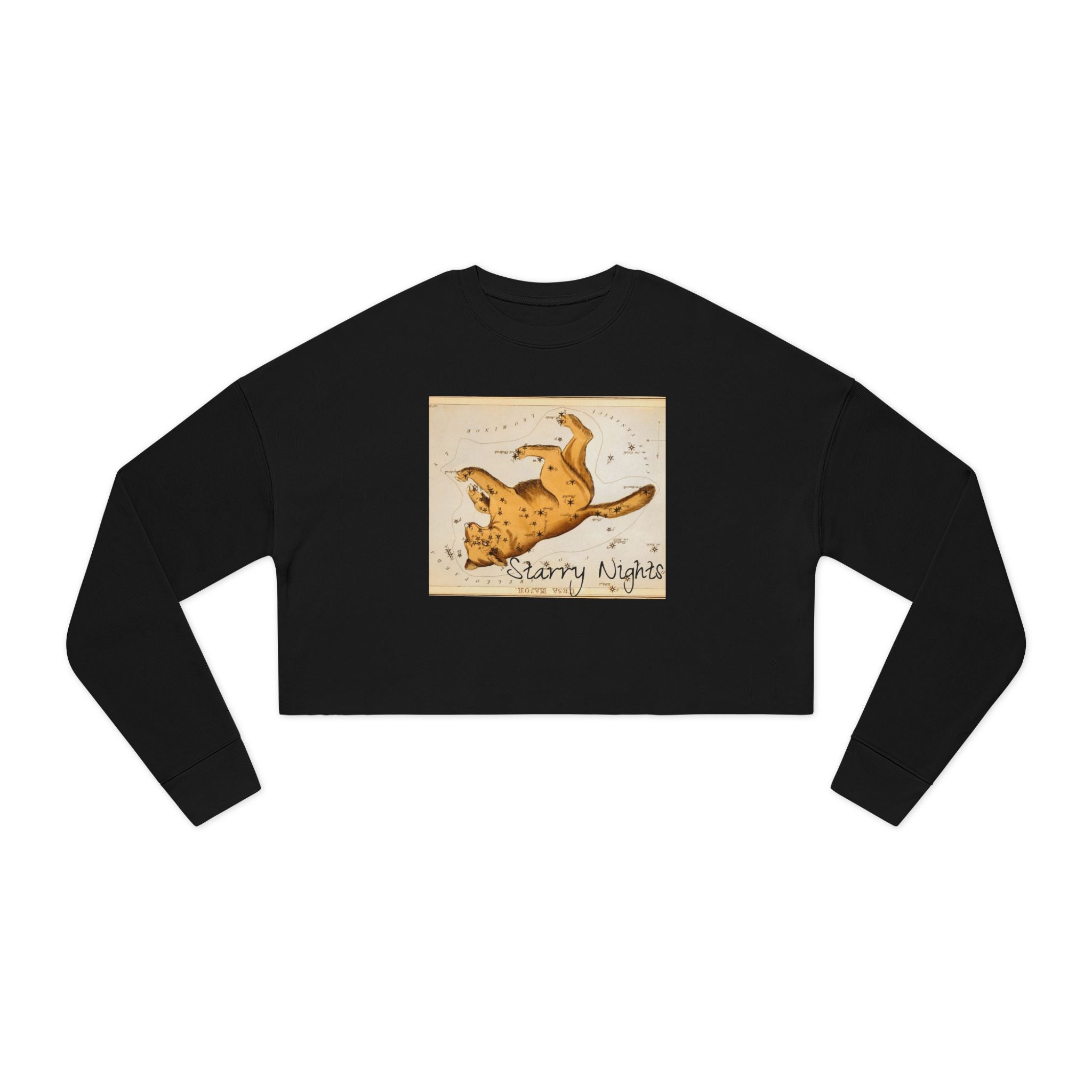 Starry Nights Roadtrip Cropped Sweatshirt