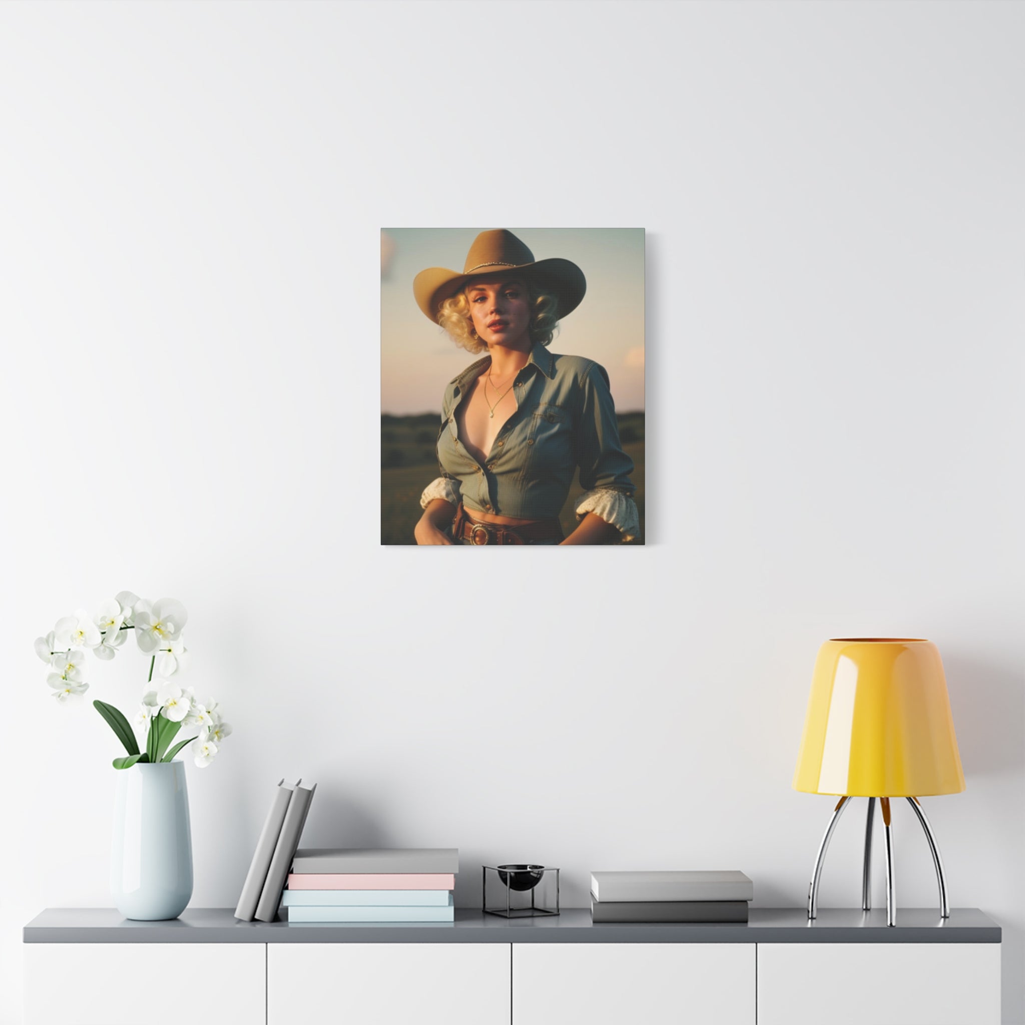 Portrait of a Cowgirl — Original Print