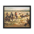 Wagon train - Vintage Print