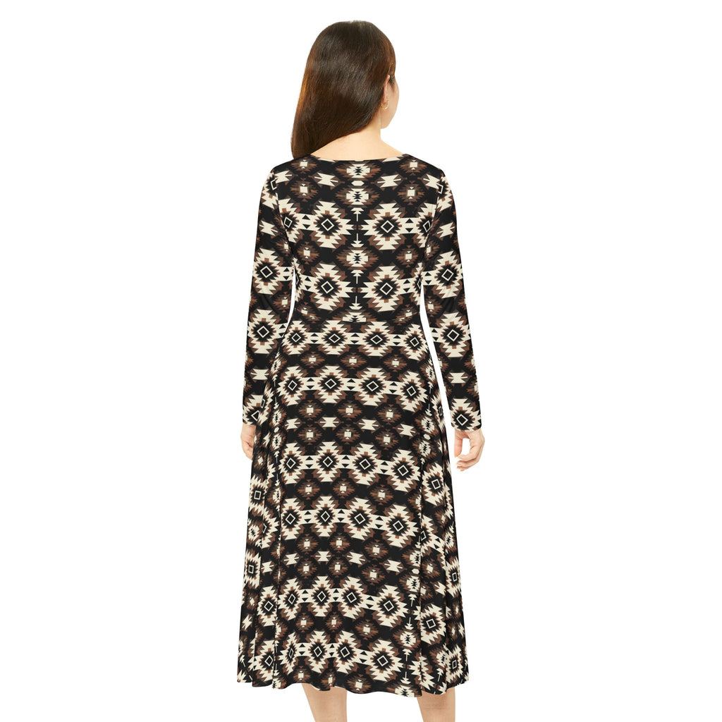 Black Southwest Blanket Dress