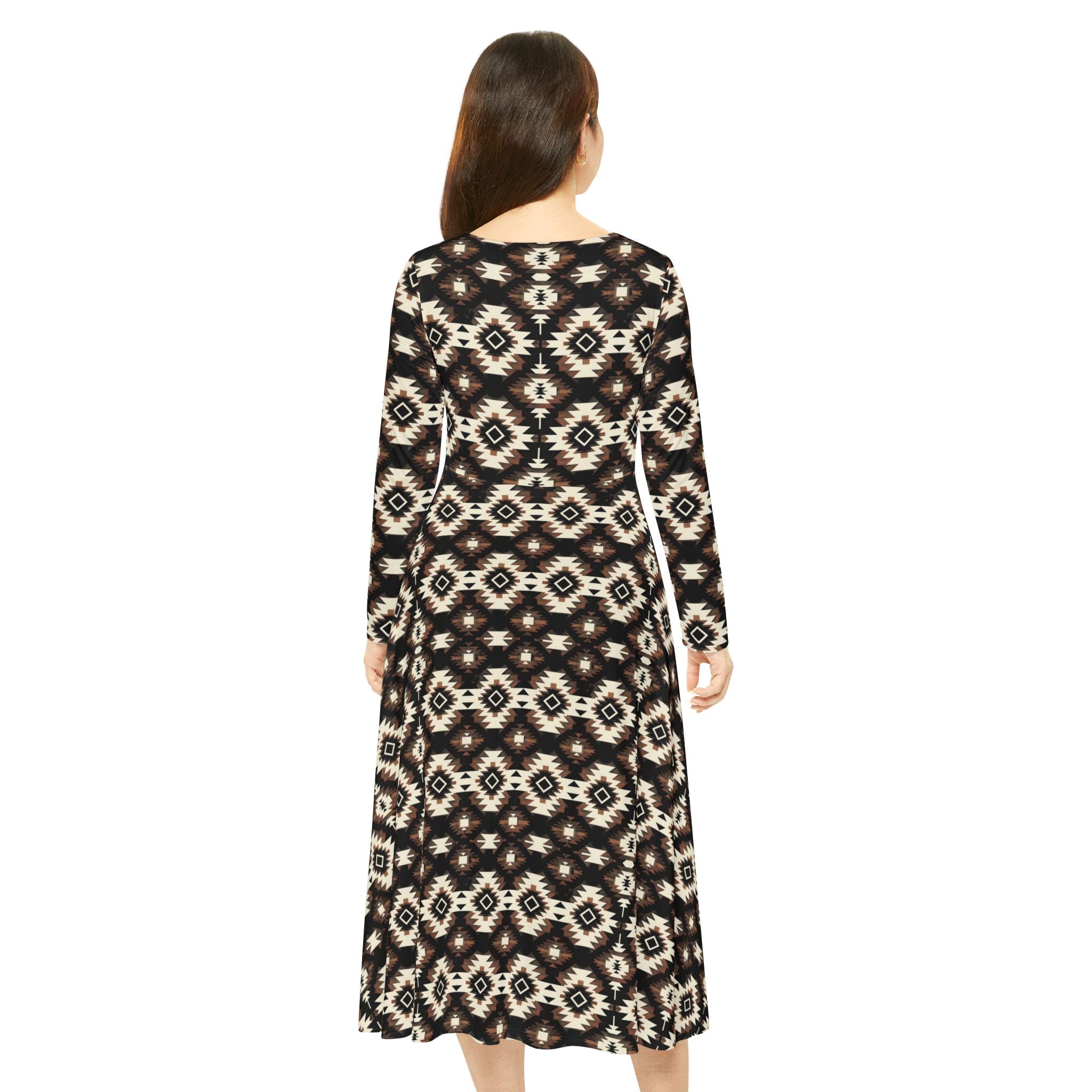 Black Southwest Blanket Dress