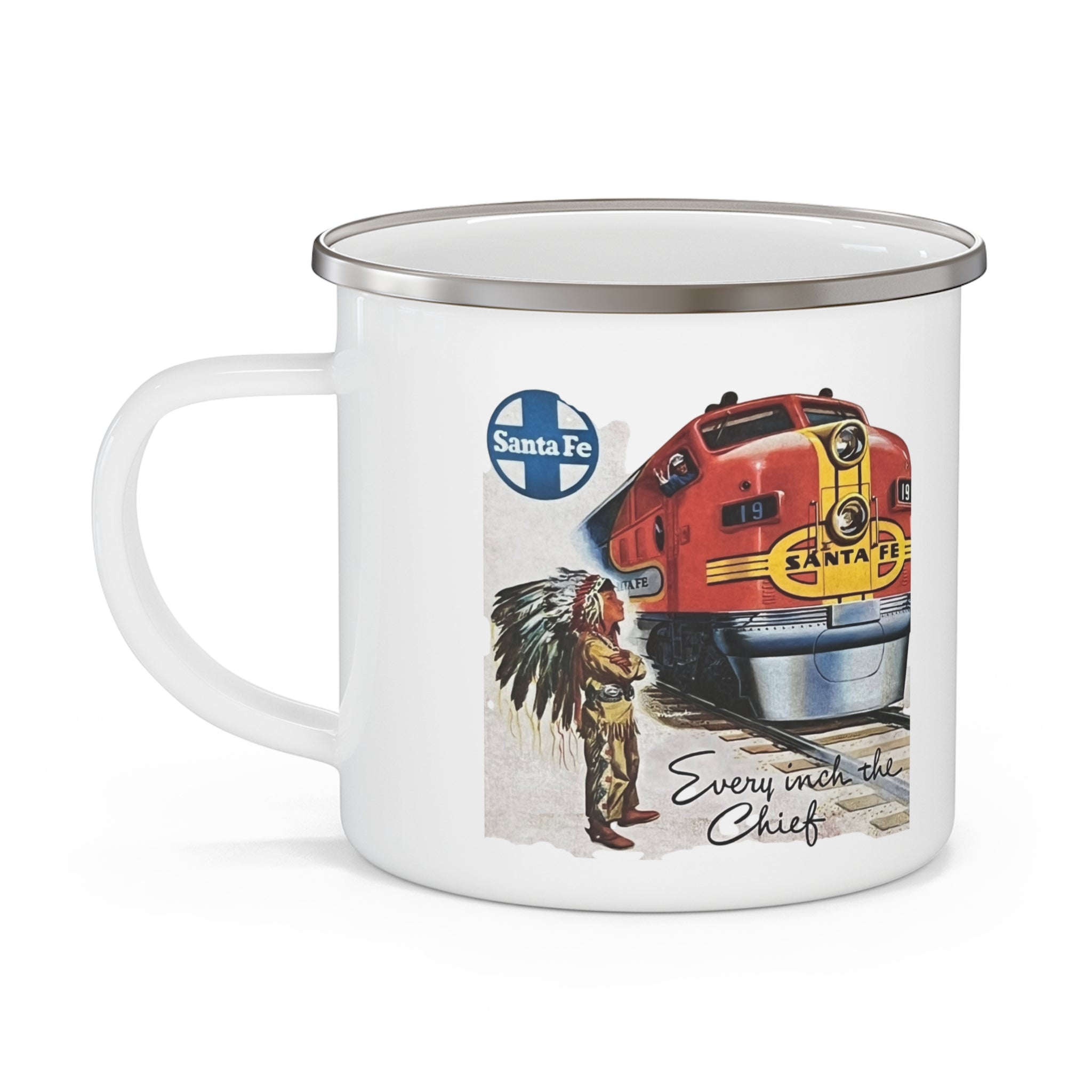 Santa Fe Chief Camping Mug