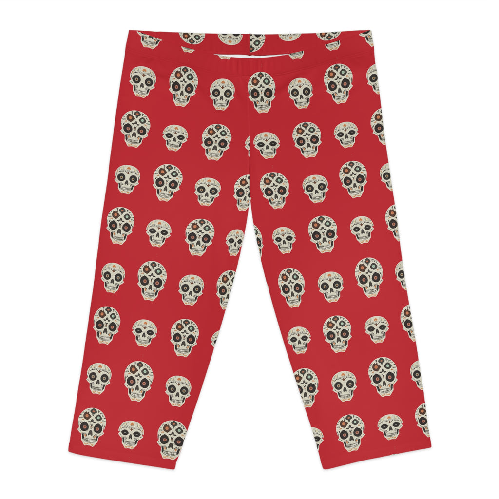 Candy Skull Capris