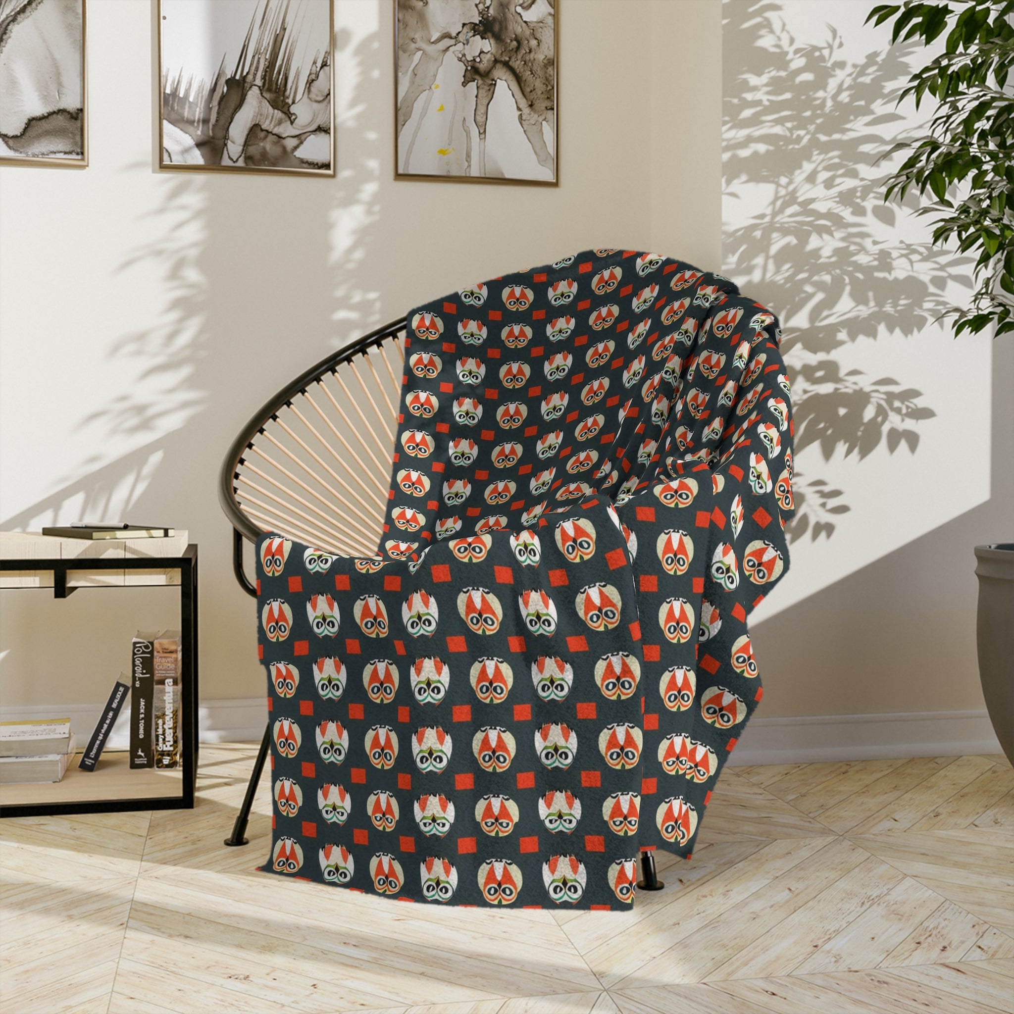 Camp Cozy Wood Owl Throw