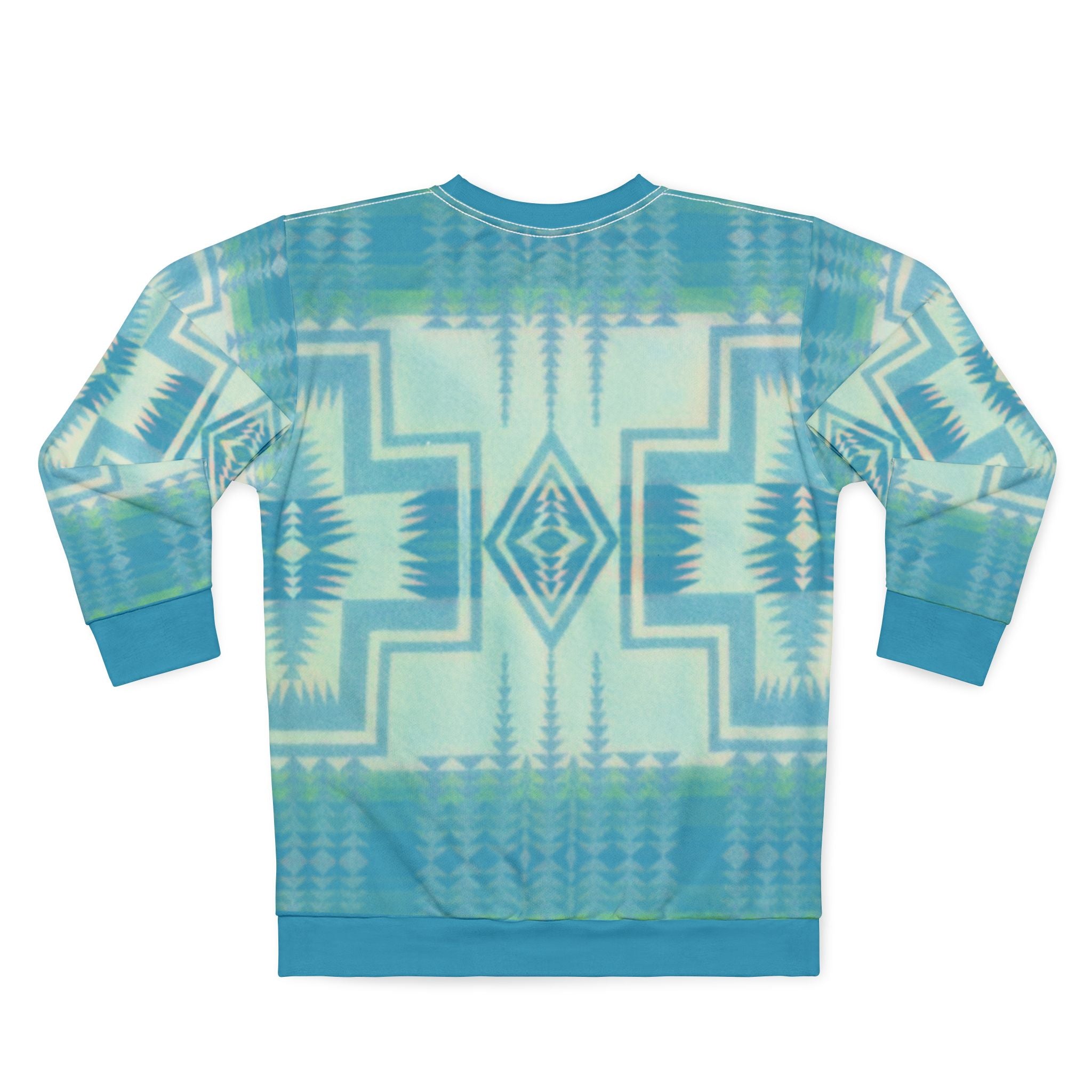 Turquoise Blanket Sweatshirt