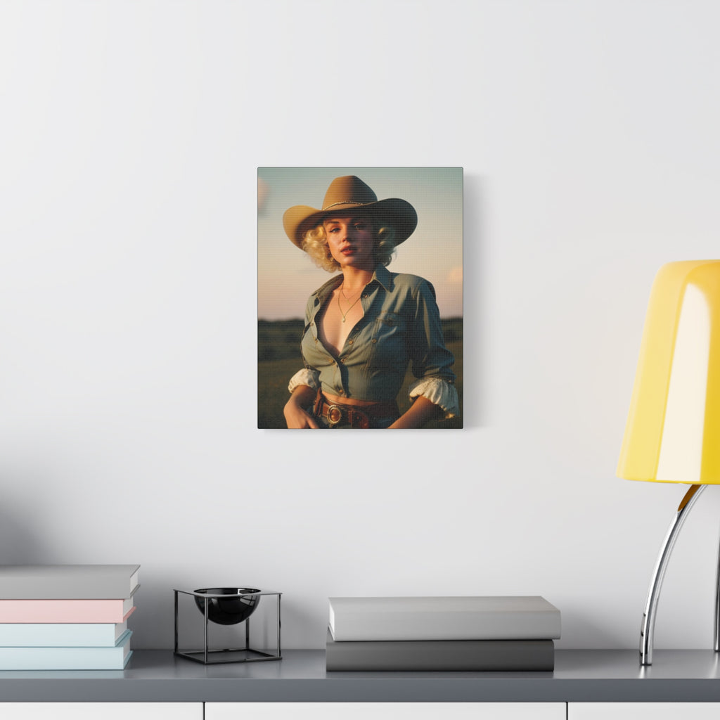 Portrait of a Cowgirl — Original Print