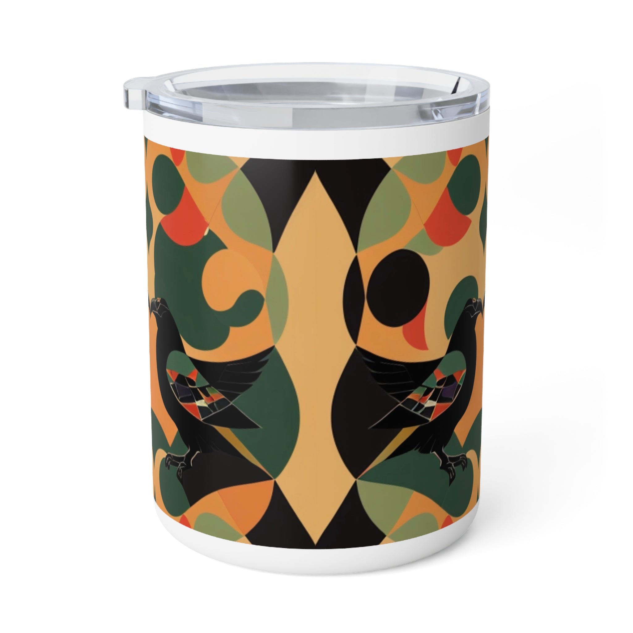 Kissing Ravens 10oz Insulated Travel Mug