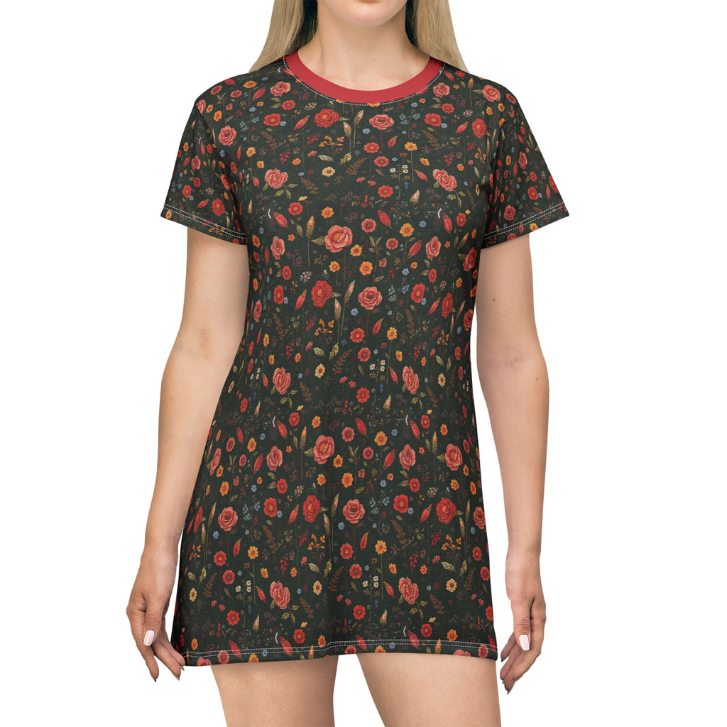 Spring Garden T-Shirt Dress