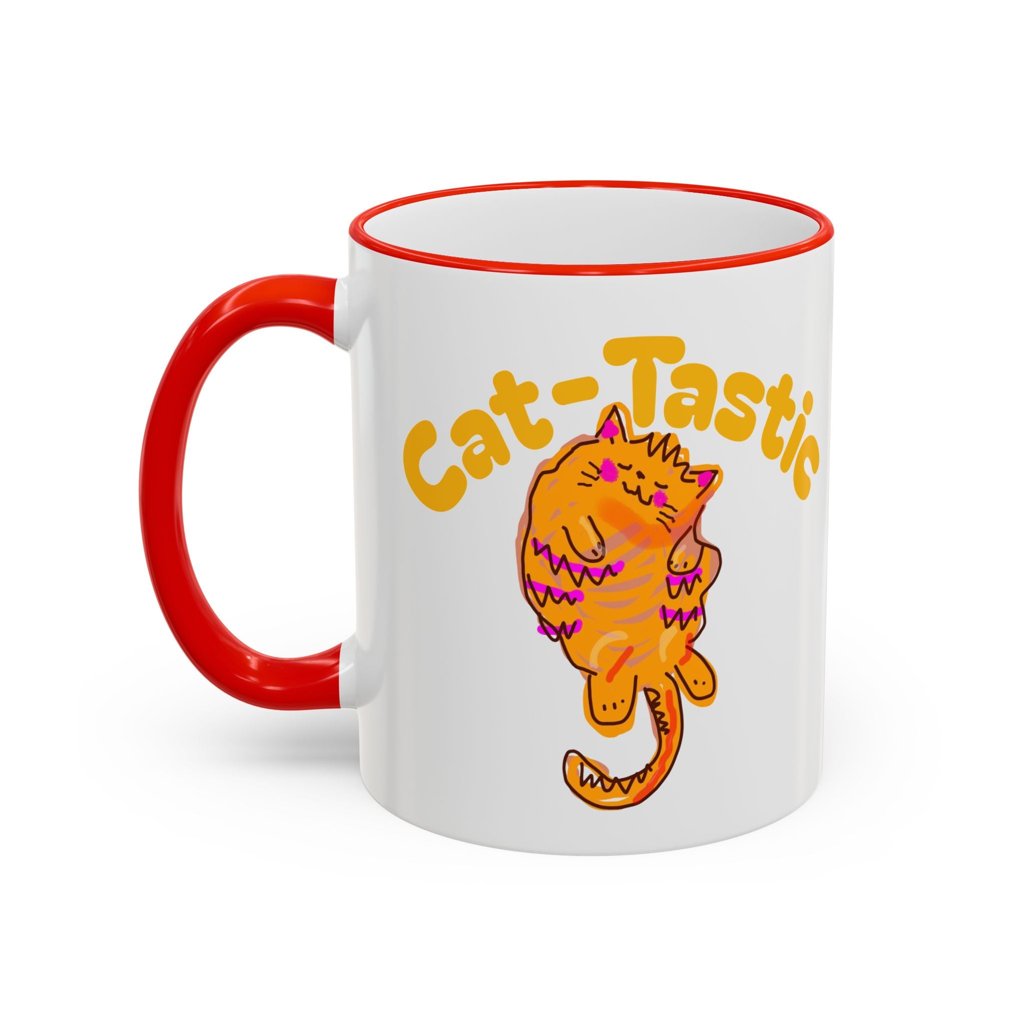 Cat-Tastic Mug — Cute Orange Cat Coffee Cup (11oz/15oz)