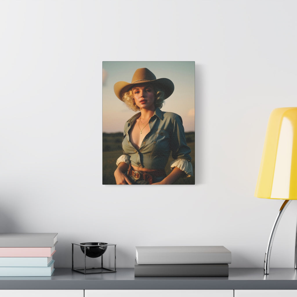 Portrait of a Cowgirl — Original Print