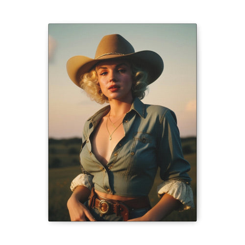 Bombshell Cowgirl — Original Print