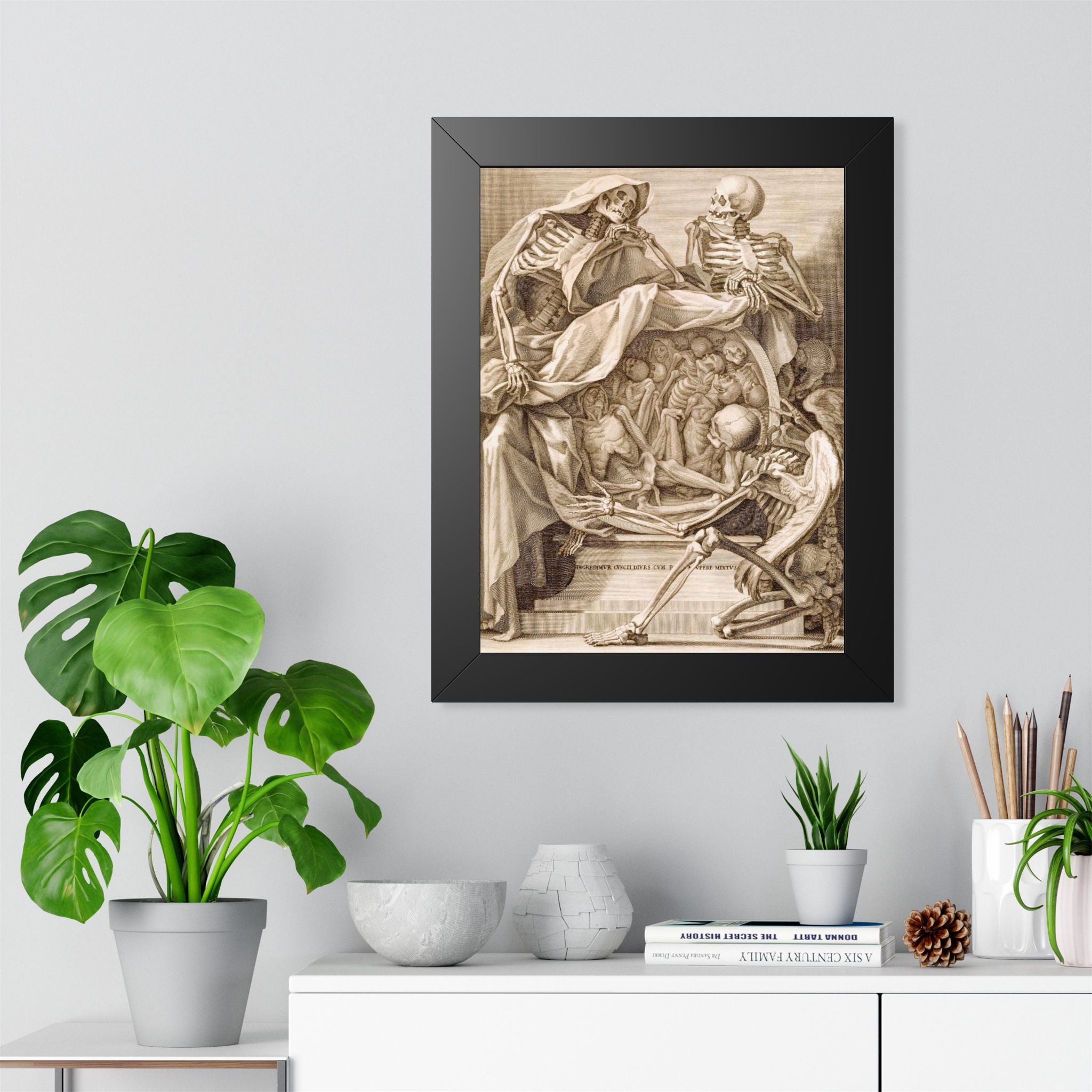 Dead Convrsation Framed Print
