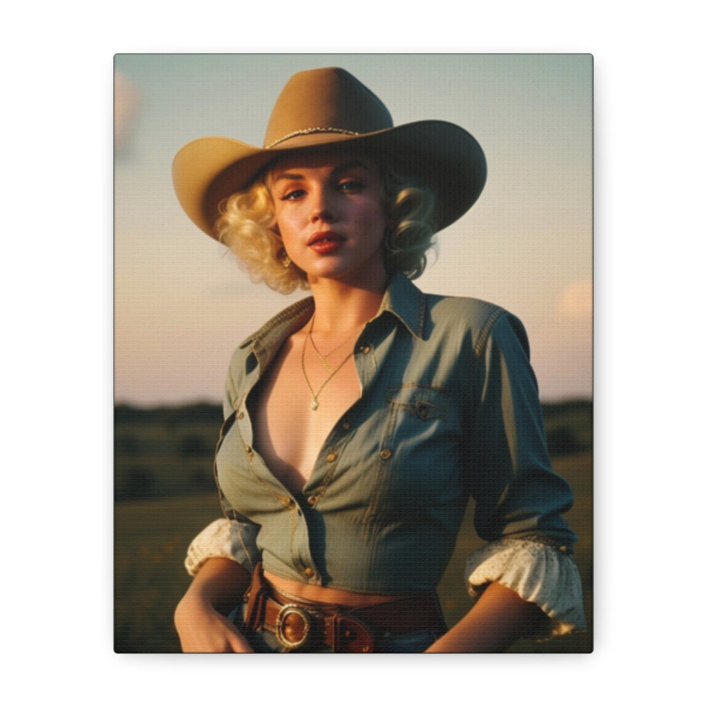 Portrait of a Cowgirl — Original Print