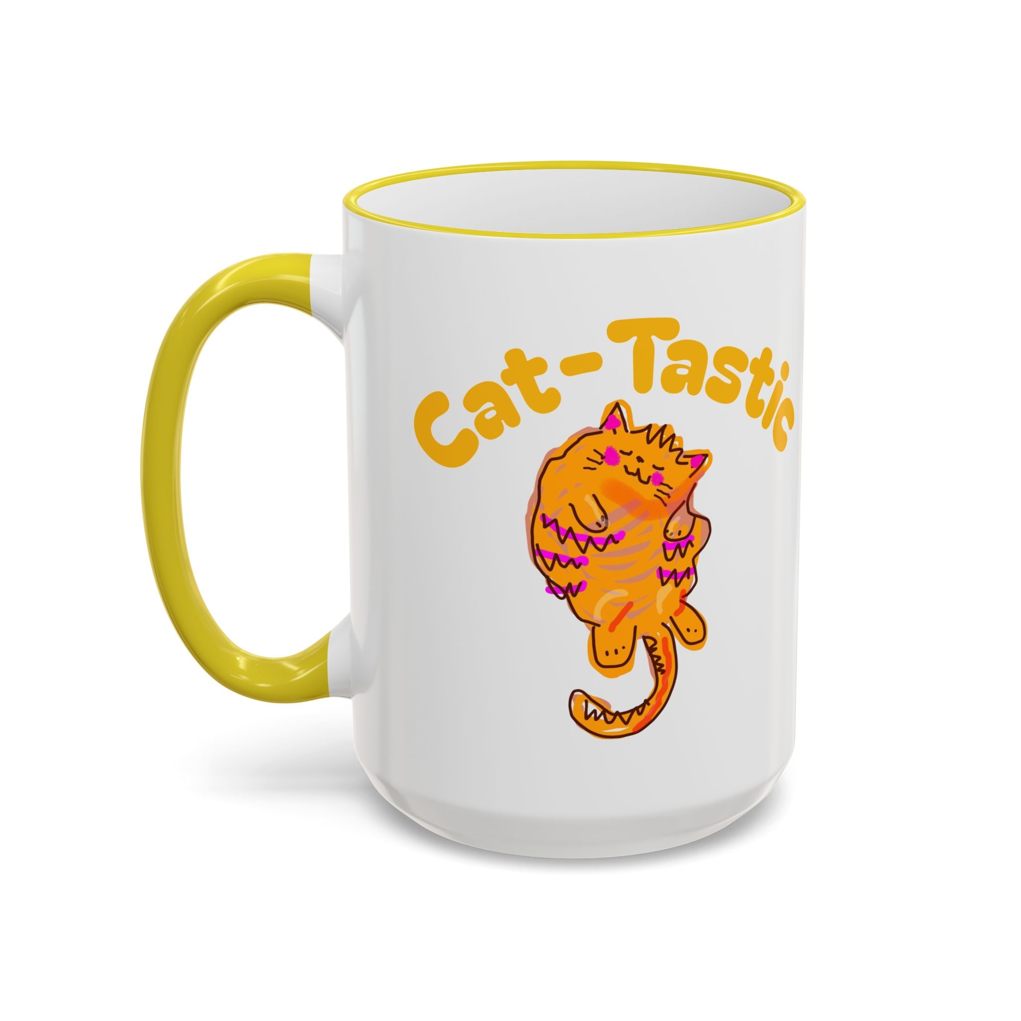 Cat-Tastic Mug — Cute Orange Cat Coffee Cup (11oz/15oz)