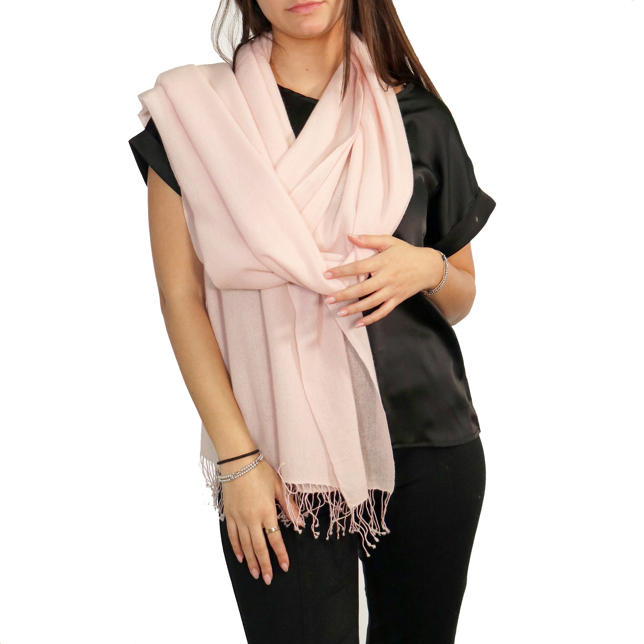 Fringey Cashmere Wrap