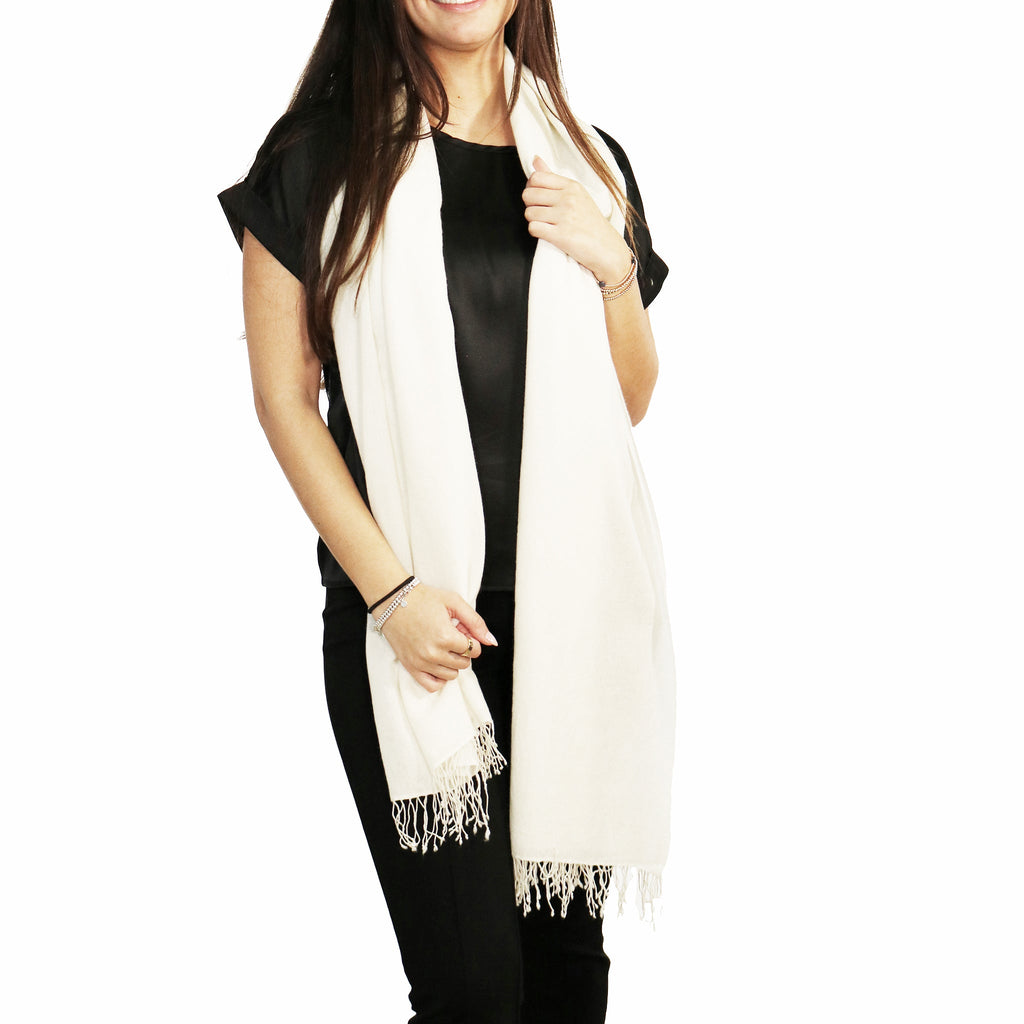 Fringey Cashmere Wrap