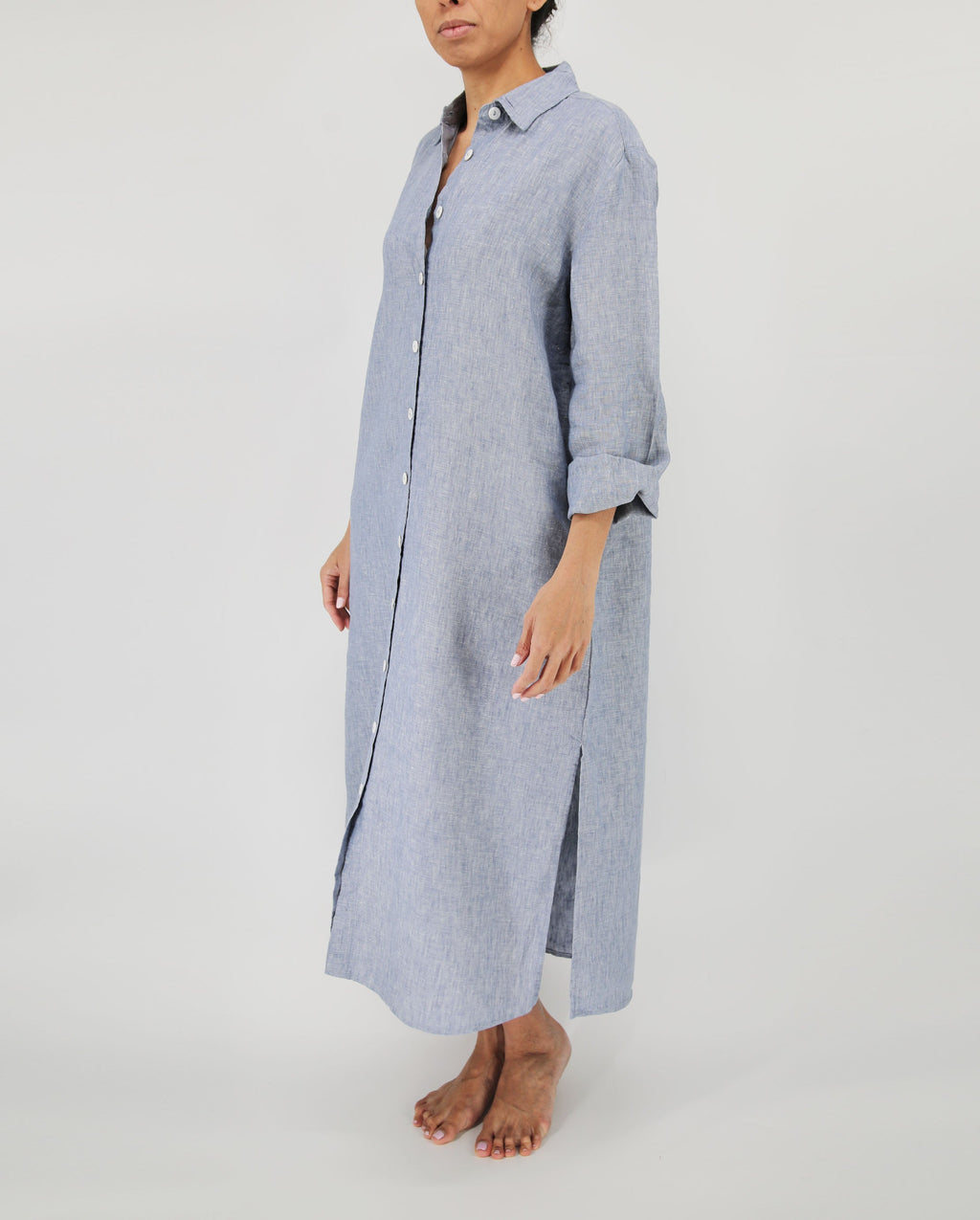 French Linen Maxi Dress